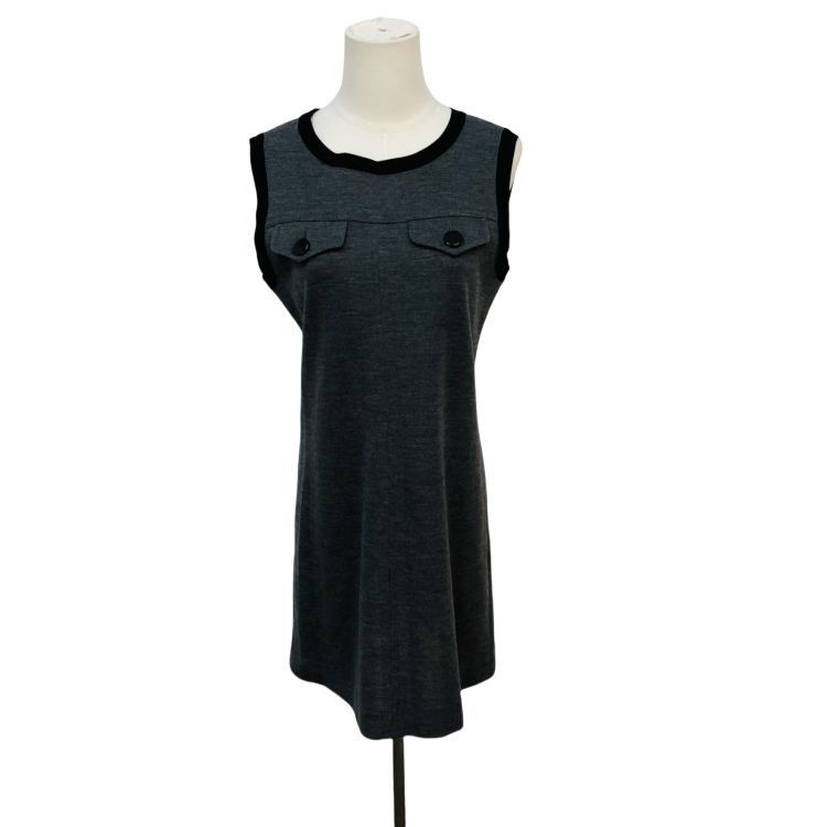 Saint Laurent Paris Saint Laurent Wool Mini Dress Size M Size M / US 6-8 / IT 42-44 - 1 Thumbnail