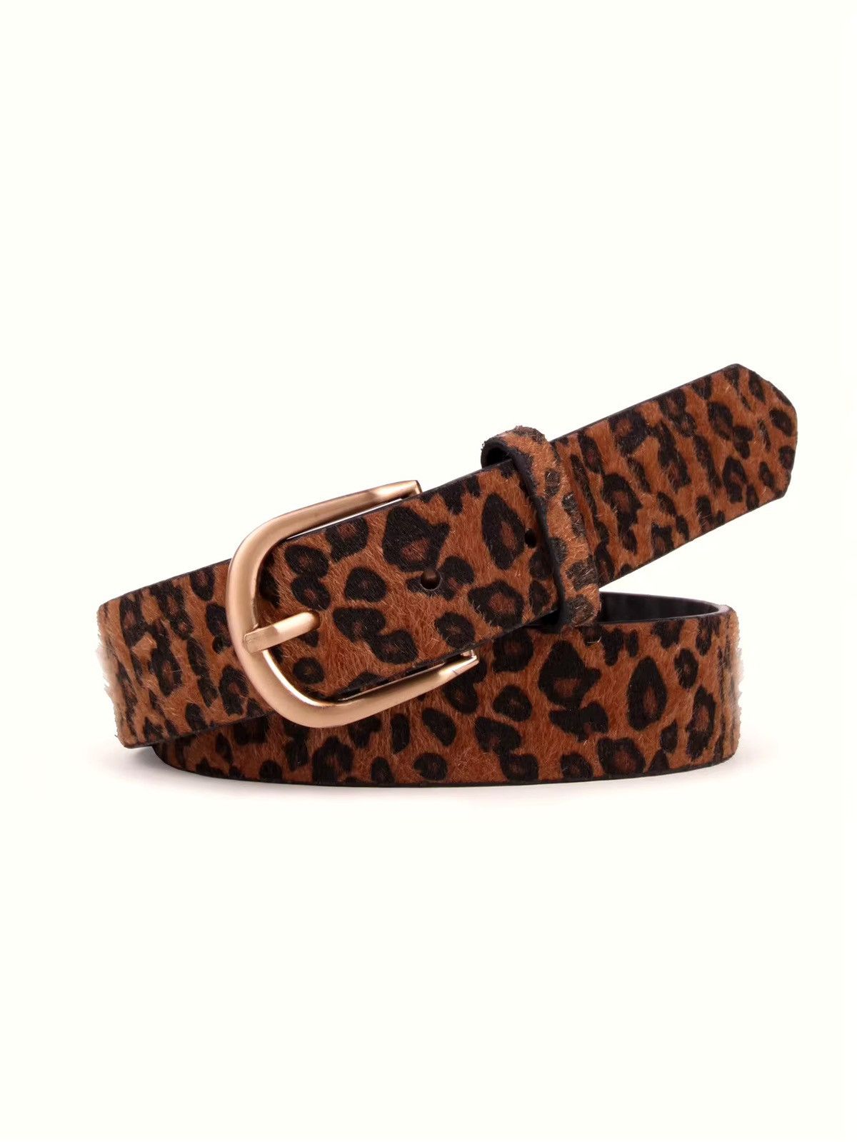 Designer × Japanese Brand 2000s leopard cheetah print belt y2k Size ONE SIZE - 1 Thumbnail