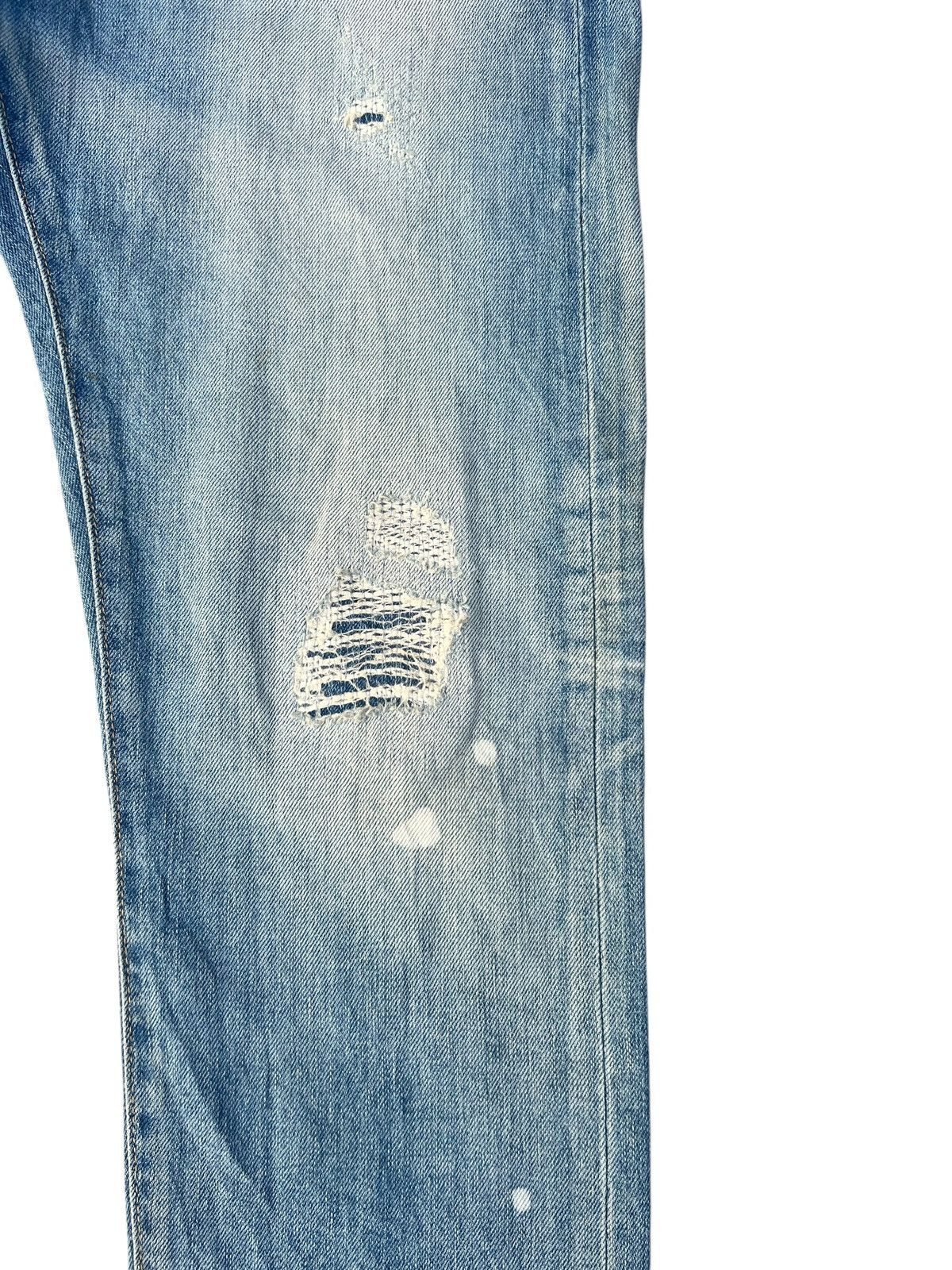 Japan Blue Jeans Dirty Mud Japan Blue Distressed Denim Stretch Sun Set Jeans Size US 32 / EU 48 - 11 Thumbnail