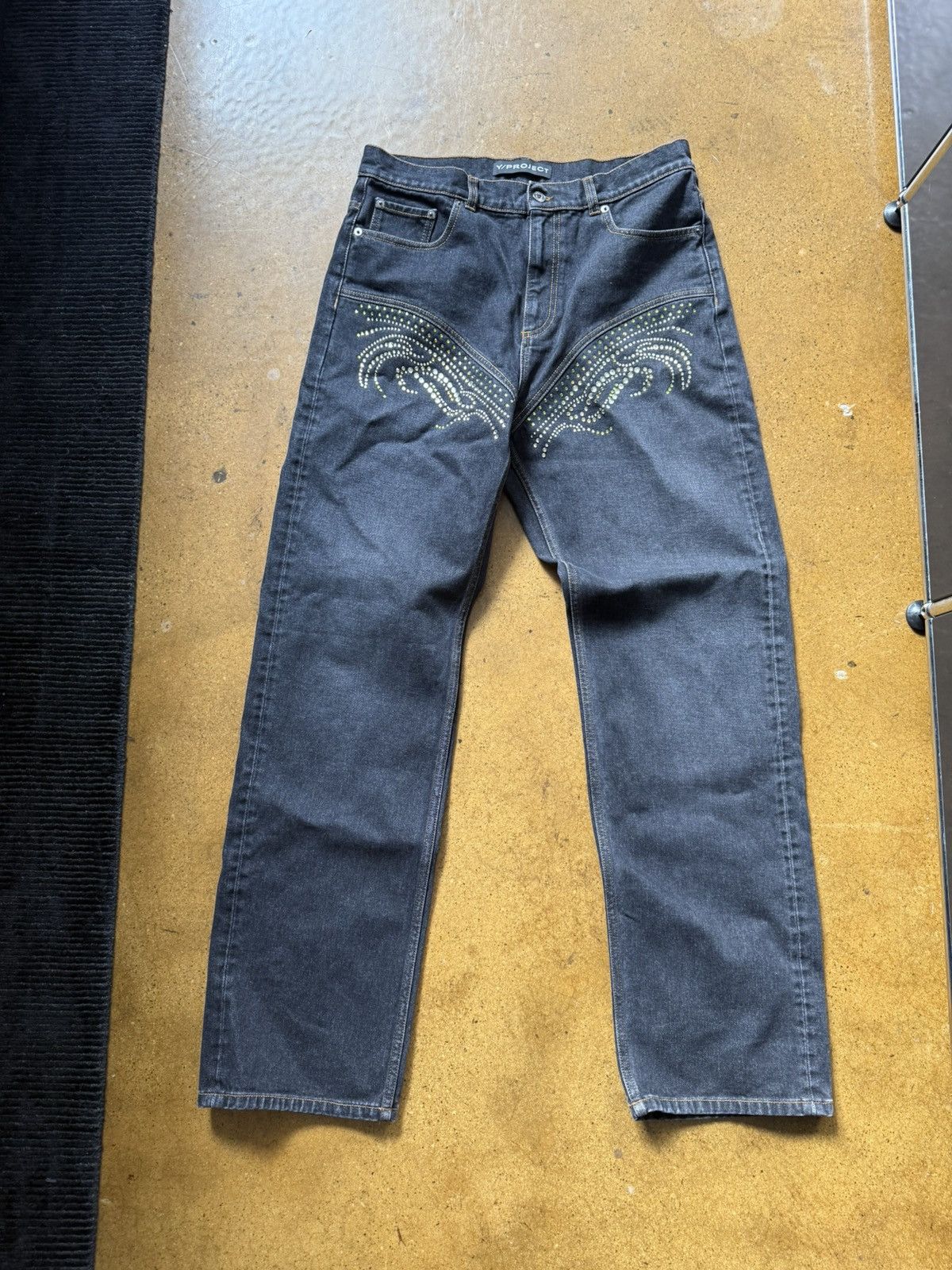 Y/Project Y Project Crystal SSENSE exlcusive denim Size US 31 - 2 Thumbnail