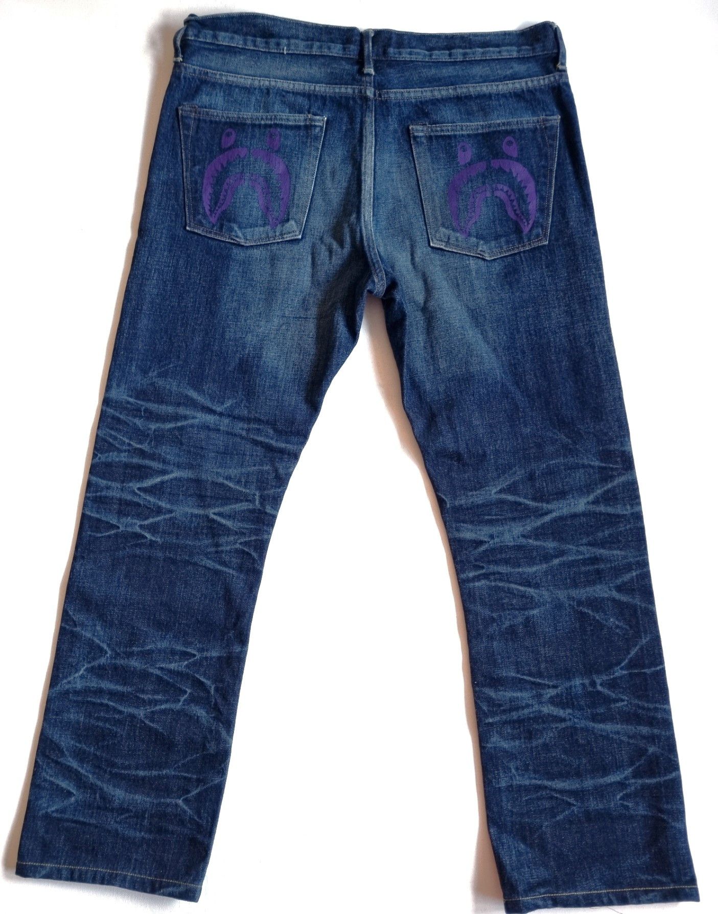 Bape A Bathing Ape 2008 Type-05 Selvedge Denim Jeans Size US 36 / EU 52 - 2 Thumbnail