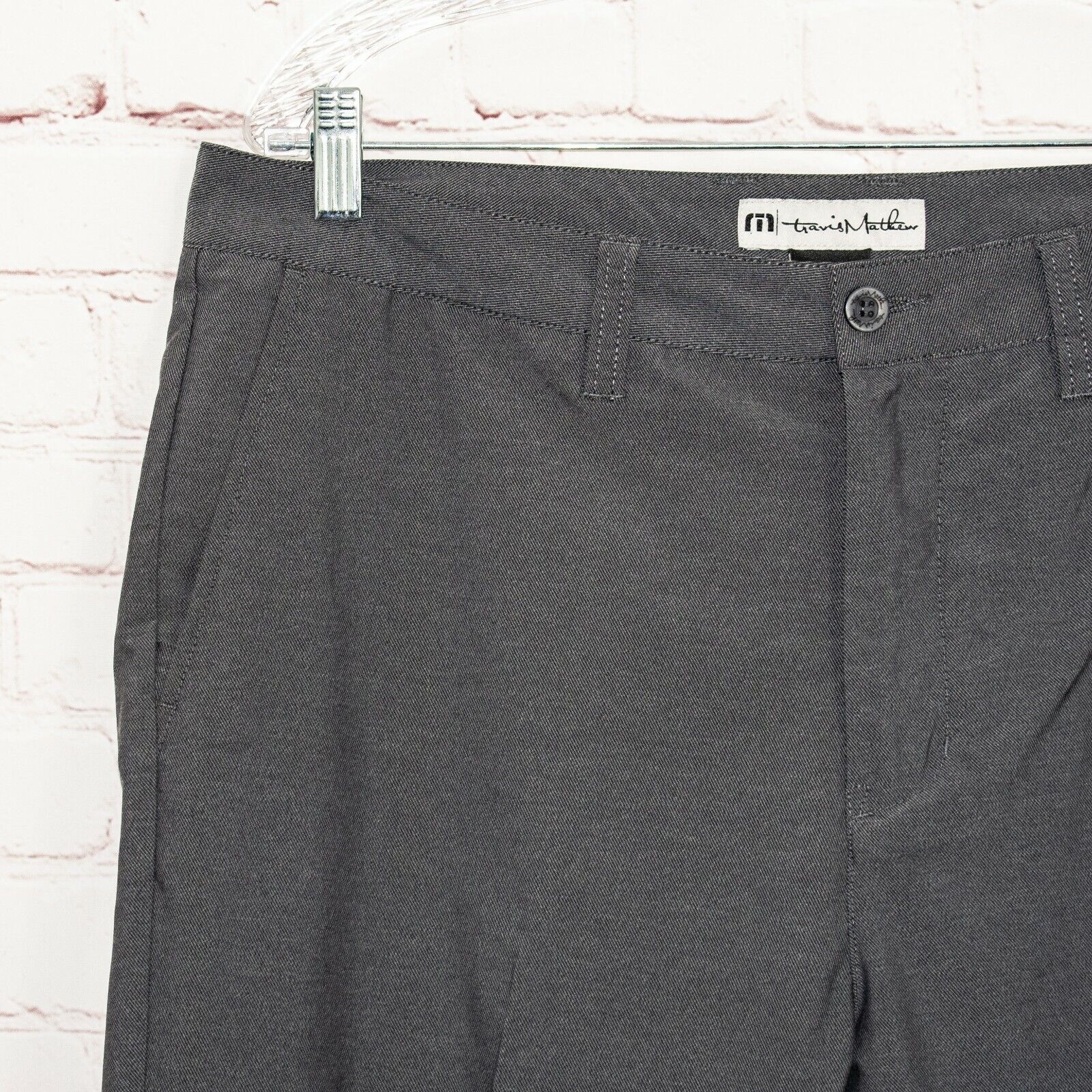 TravisMathew Travis Mathew Men's Golf Chino Pants Gray Size 36 Size US 36 / EU 52 - 5 Thumbnail