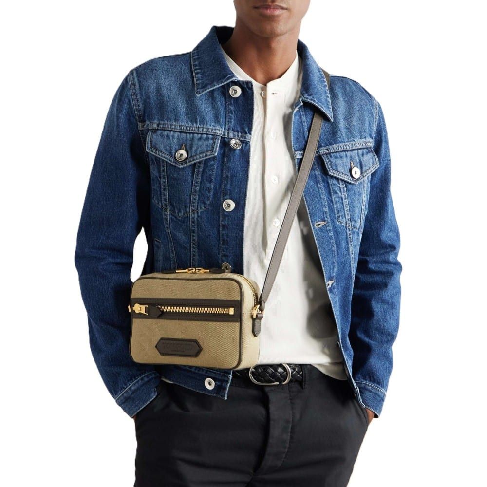 Tom Ford o1loc1c0126 H0627 Size: OS / Messenger Bag in Beige Size ONE SIZE - 2 Thumbnail