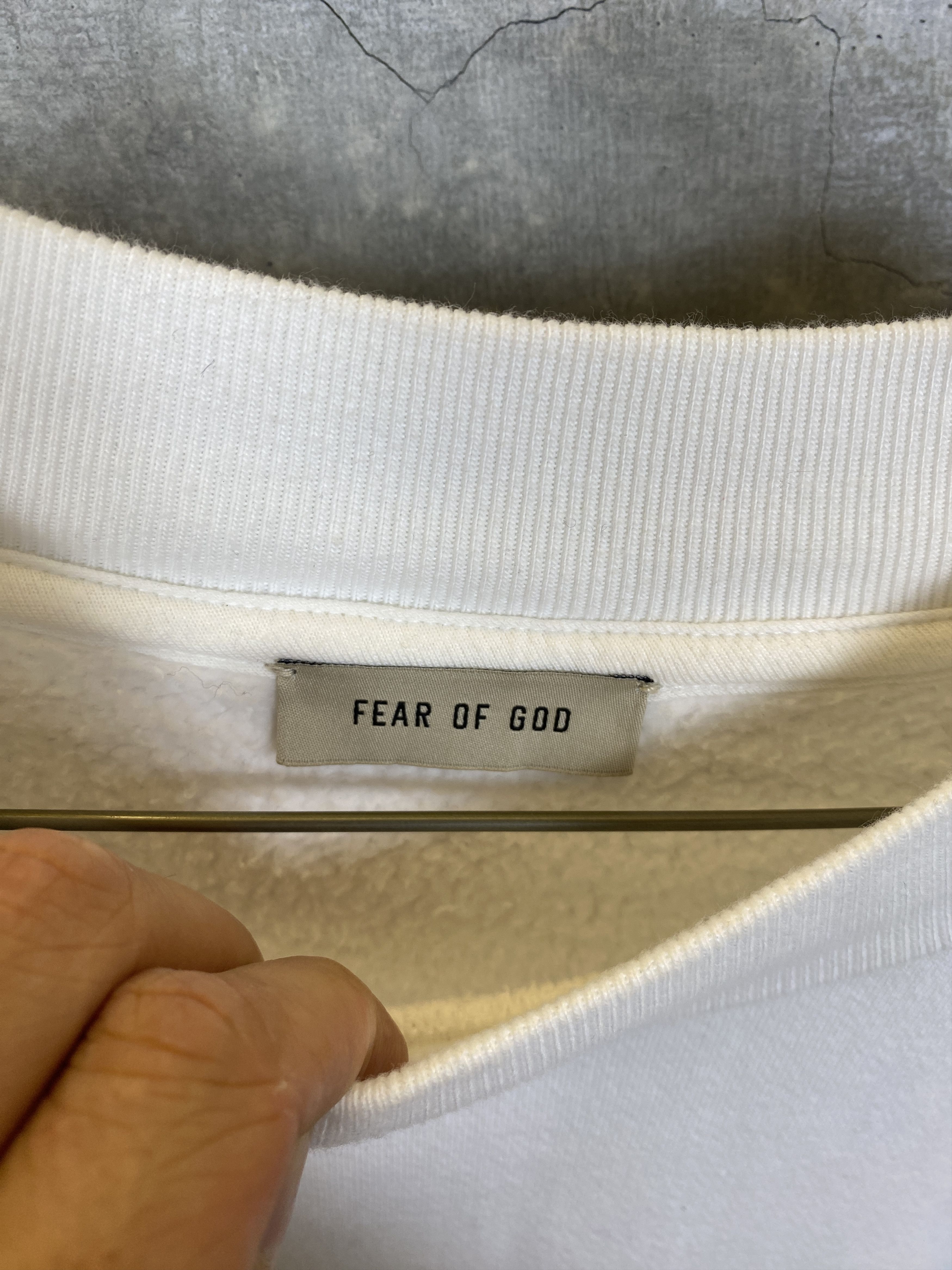 Fear of God × RRR-123 NWOT FEAR OF GOD X RRR-123 OVERSIZED HOLLYWOOD BOWL CREWNECK Size US S / EU 44-46 / 1 - 3 Thumbnail