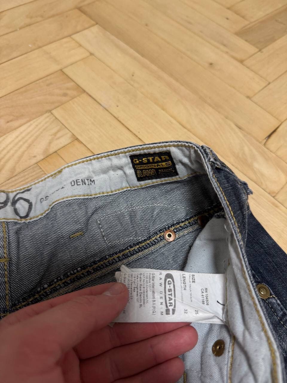 G-Star × Vintage Vintage G-star 96 Logo Jeans Avant Garde Size 25" / US 0 / IT 36 - 4 Thumbnail