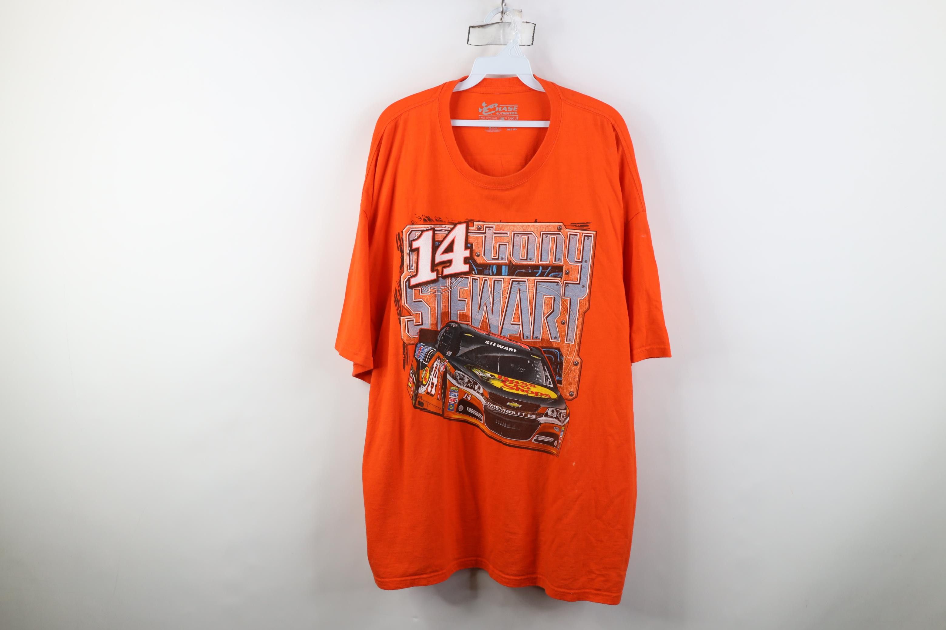 Vintage Vintage Y2K NASCAR Tony Stewart Racing Short Sleeve T-Shirt Size US XXL / EU 58 / 5 - 1 Thumbnail