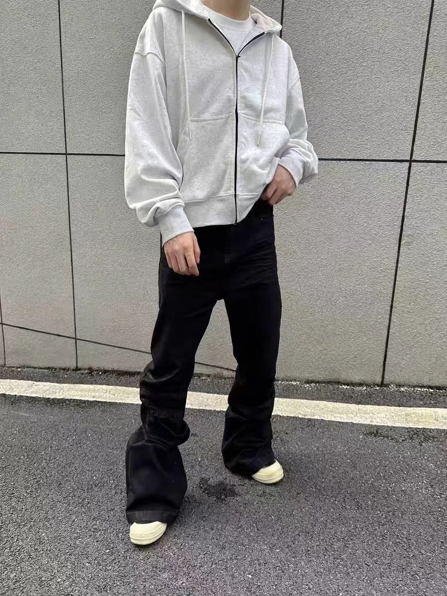 Japanese Brand × Vintage Vintage Street Y2K Brushed Wax Coated Stretch Jeans Size US 32 / EU 48 - 3 Thumbnail