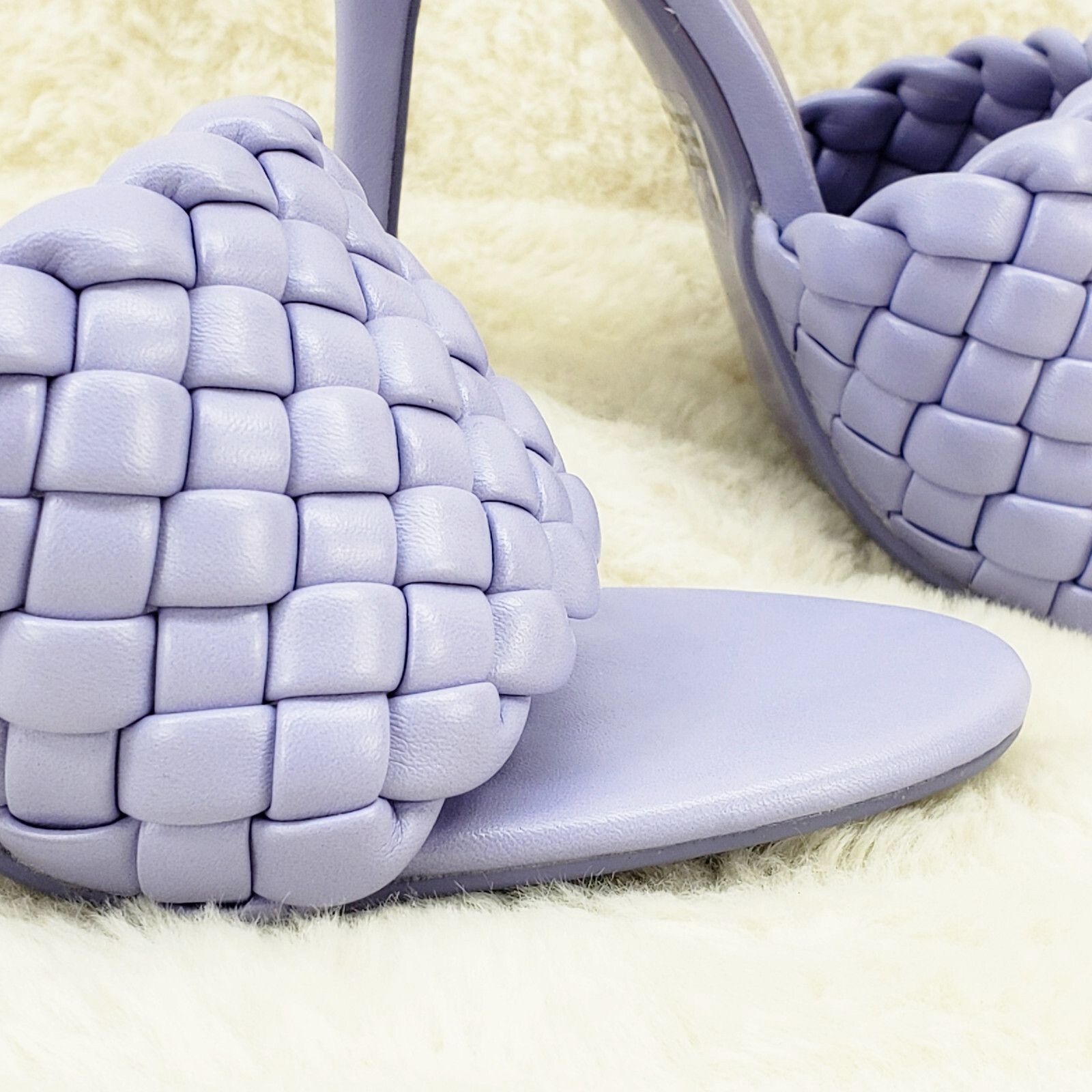 Other Anson Slip On Lilac Purple Open Toe High Heel Clogs Mules Sl Size US 7.5 / IT 37.5 - 3 Thumbnail