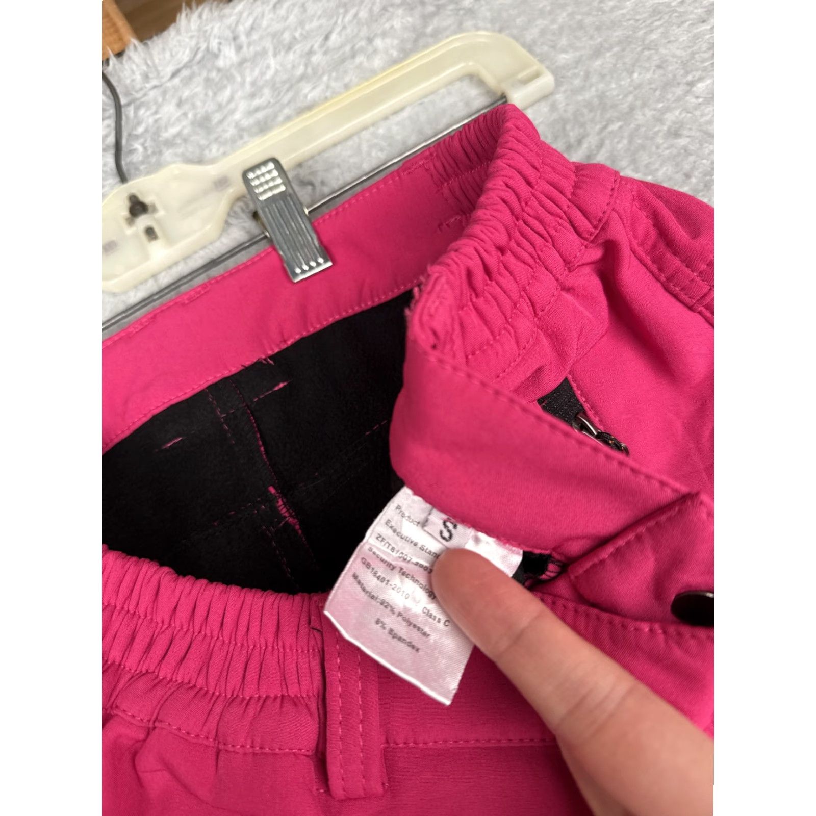 Pinko Outdoorsport Pants Womens Small Pink Hiking Softshell WEI-TEX Knee Reinforced Size 28" / US 6 / IT 42 - 7 Thumbnail