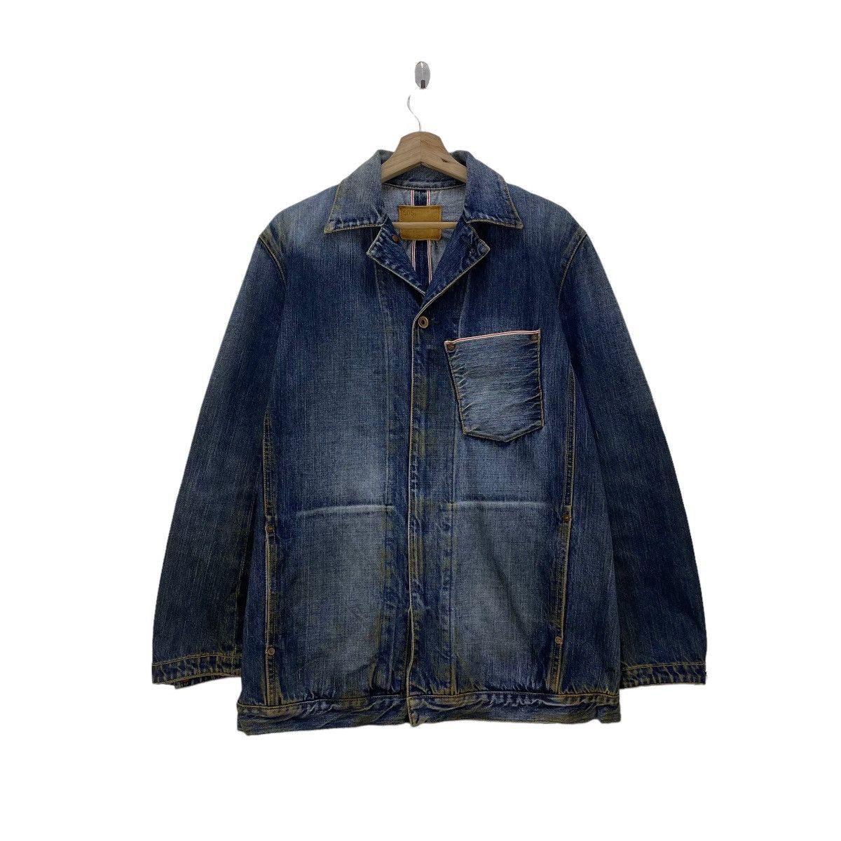 Edwin 🔥Vintage Edwin Lot 505 Selvedge Jacket Size US S / EU 44-46 / 1 - 1 Thumbnail