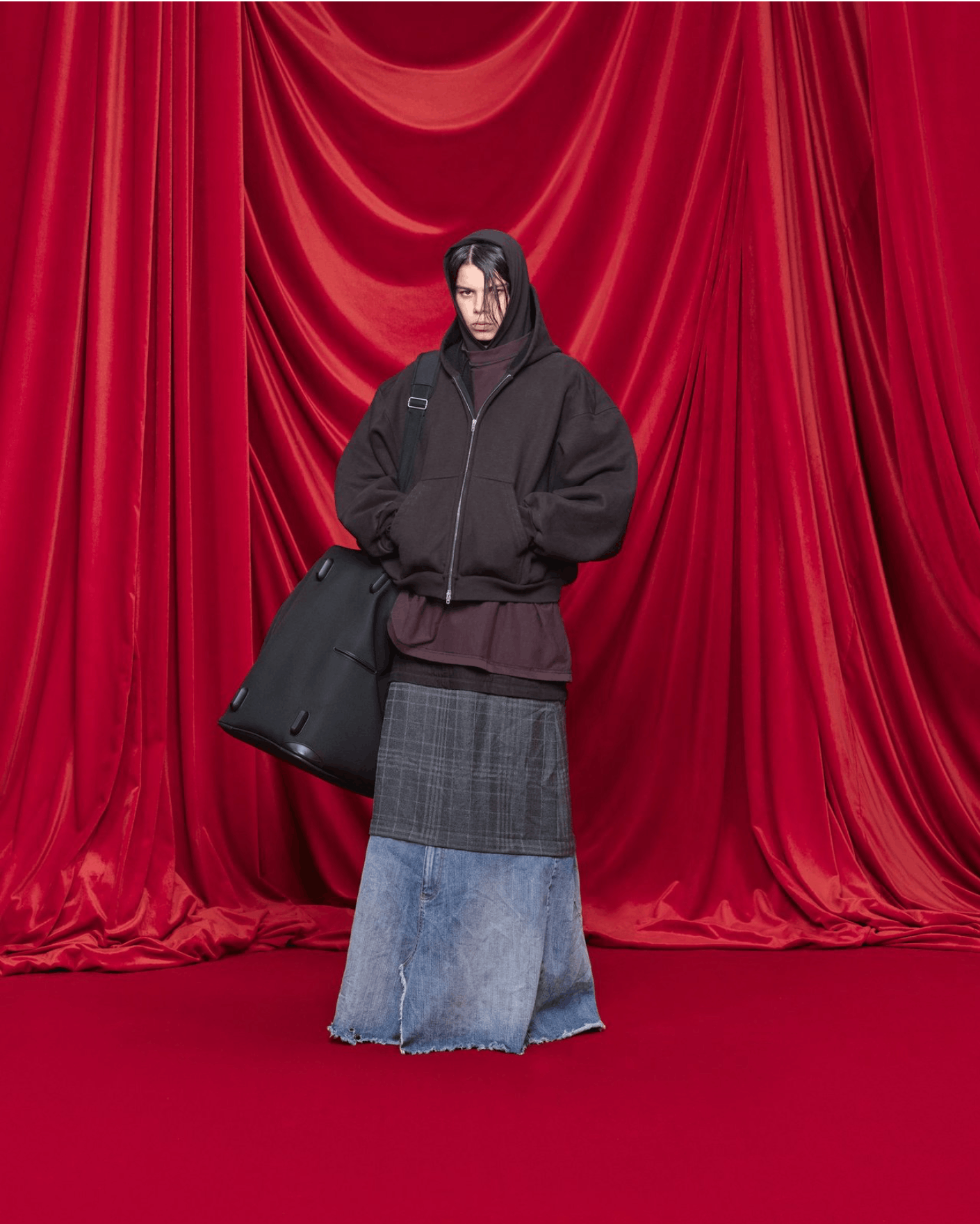 Balenciaga Runway SS'24 Layered Cargo Patchwork Size 26" / US 2 / IT 38 - 13 Thumbnail
