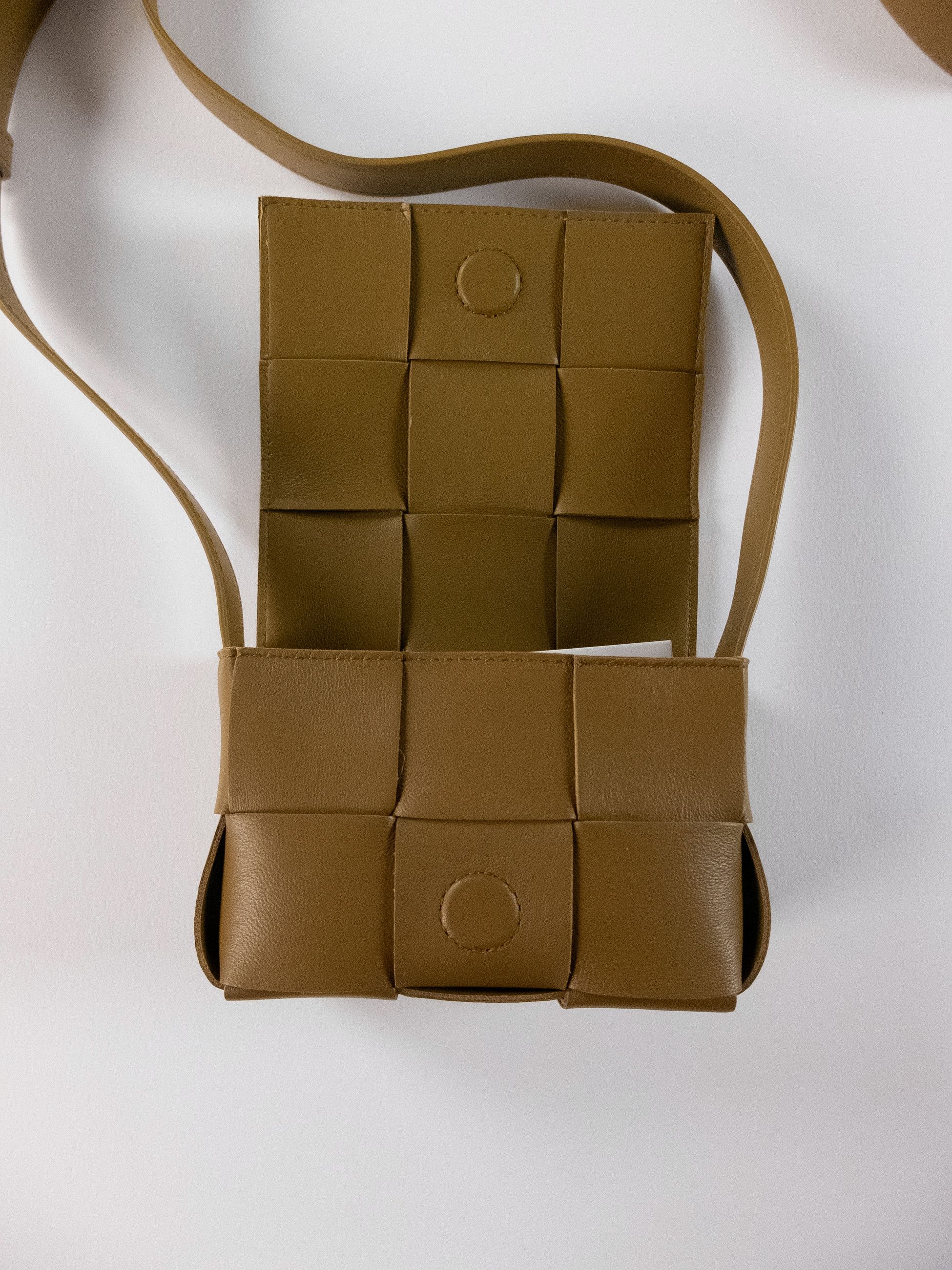 Bottega Veneta BOTTEGA VENETA Candy Cassette brown intrecciato leather bag Size ONE SIZE - 11 Thumbnail