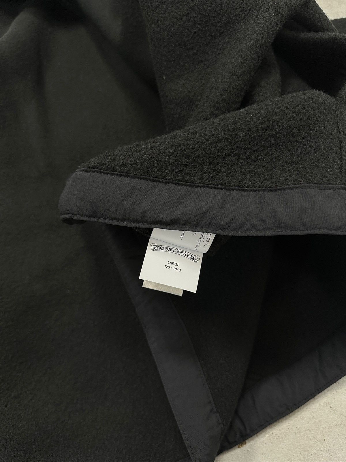 Chrome Hearts Chrome Hearts Fleece Embroidered Horseshoe Logo Hoodie Size US L / EU 52-54 / 3 - 9 Thumbnail