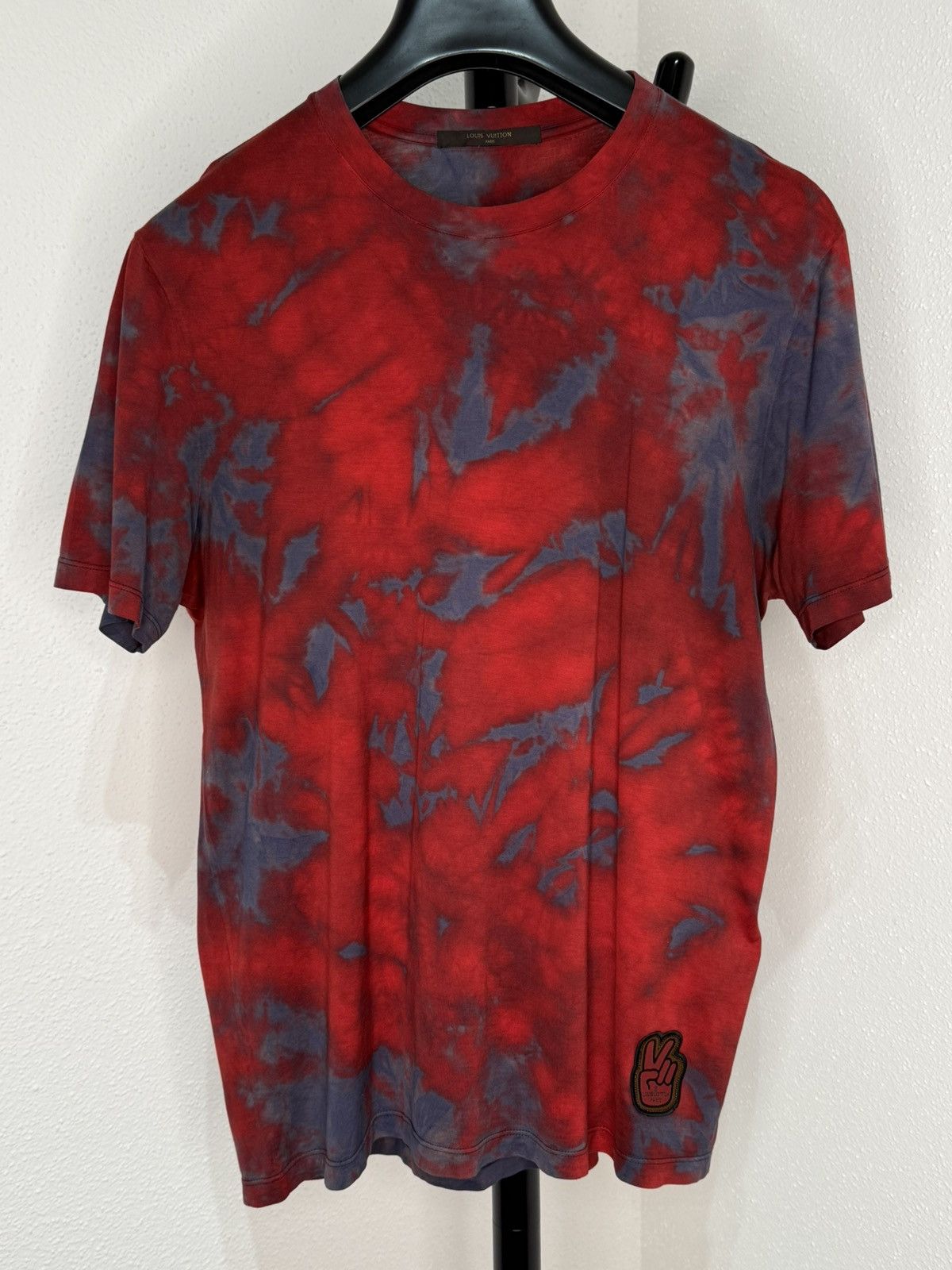 Louis Vuitton Louis Vuitton - Kim Jones Patched Tie Dye Tee Size US M / EU 48-50 / 2 - 6 Thumbnail