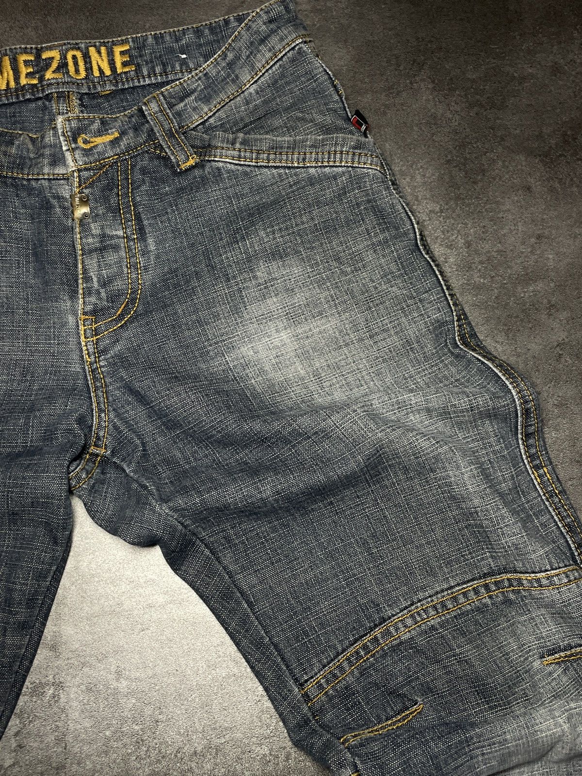 Vintage 🔥RARE🔥Vintage Y2K Denim Wide Pants Rare Hype Streetwear Size US 32 / EU 48 - 4 Thumbnail