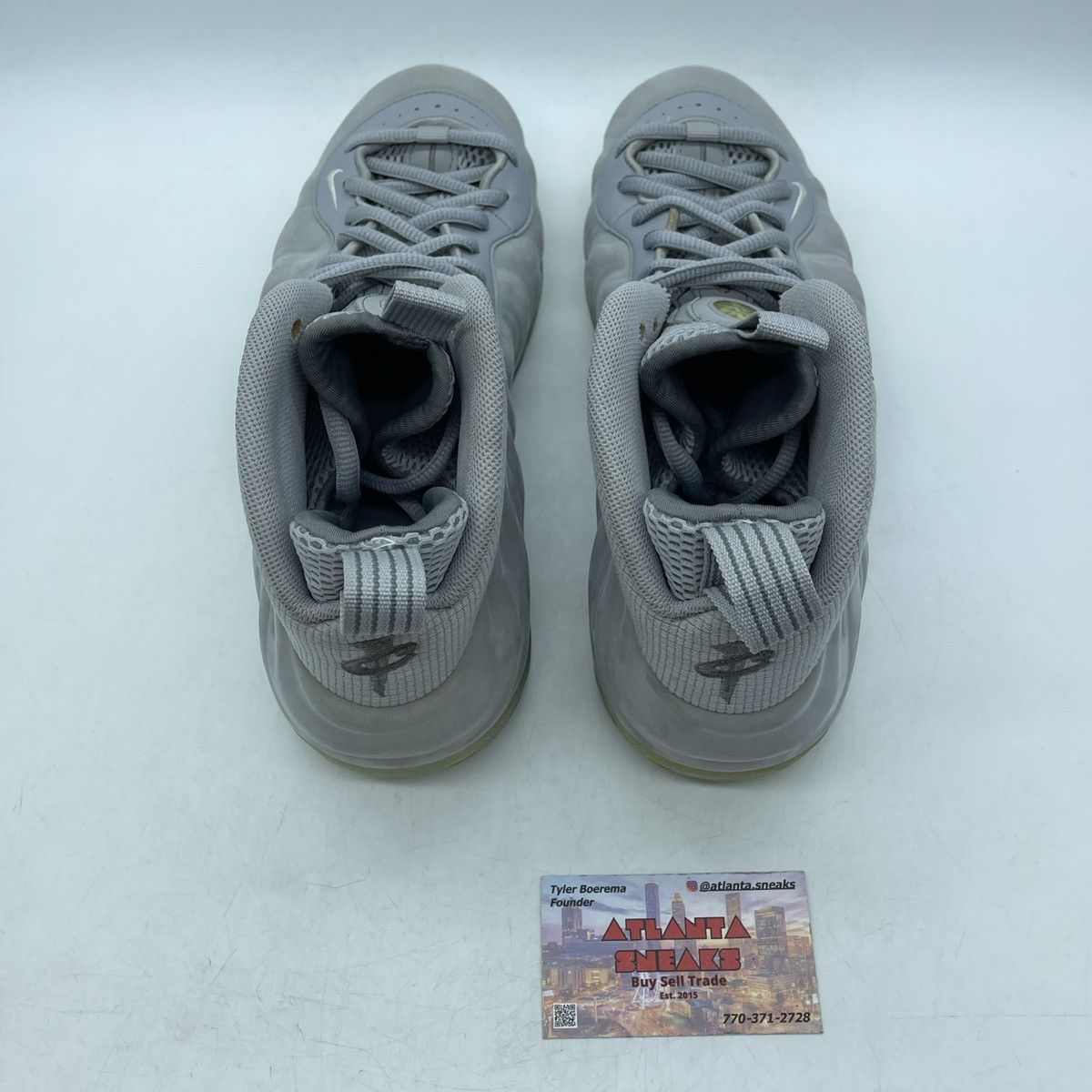 Nike Air foamposite one wolf grey Size US 9.5 / EU 42-43 - 6 Thumbnail