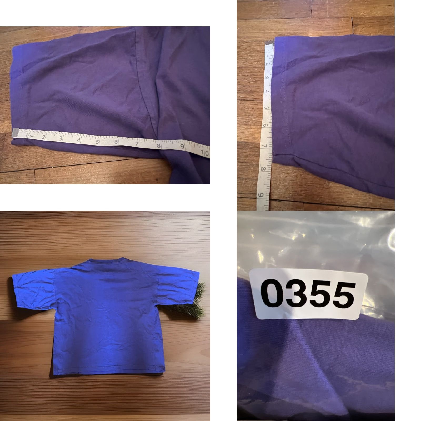Saturdays NYC VINTAGE Saturdays Henley Shirt Men’s L Purple 90s Short Sleeve Button Up Size US L / EU 52-54 / 3 - 8 Thumbnail