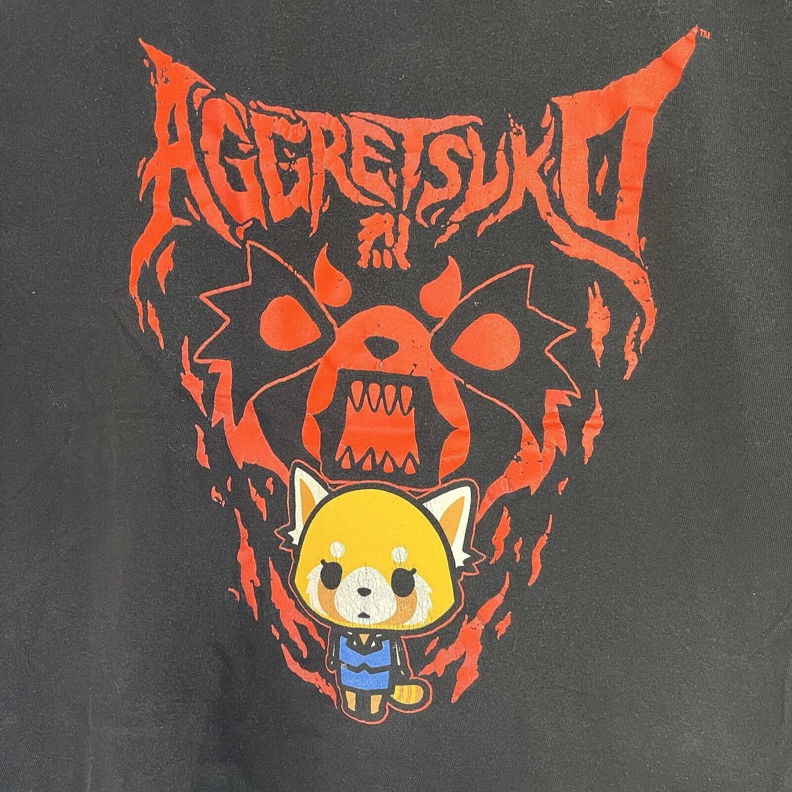 Other Aggretsuko Animal Graphic Print T-Shirt Black Size M / US 6-8 / IT 42-44 - 1 Thumbnail