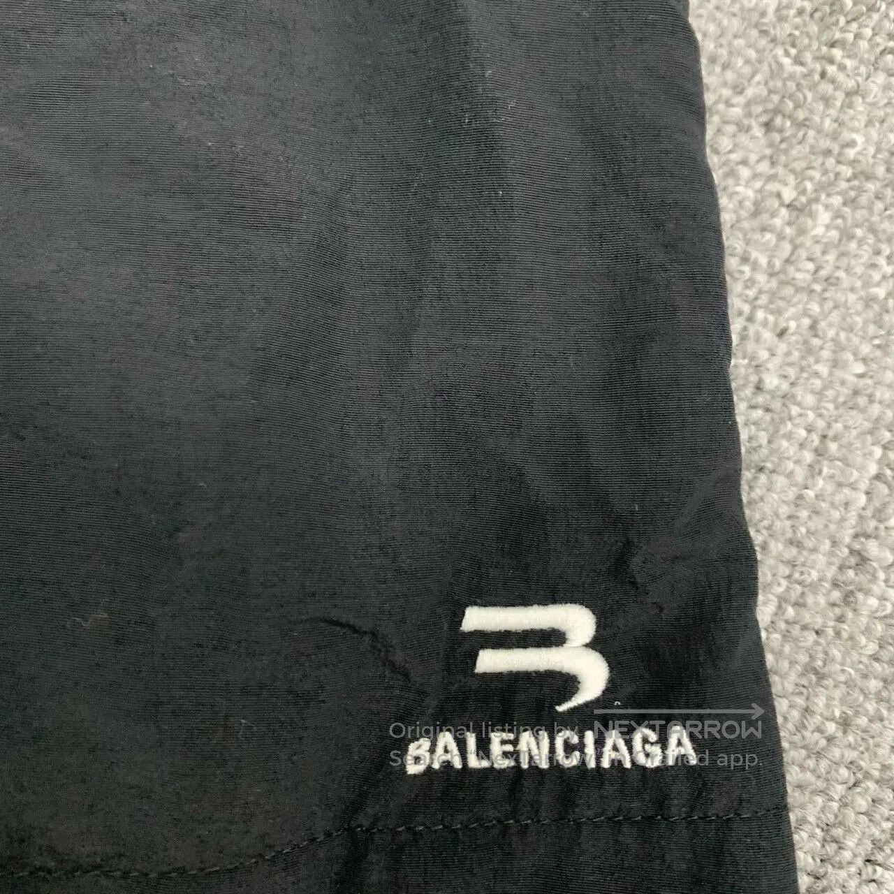 Balenciaga Balenciaga Black Side Stripe Double Hook Shorts. Size US 30 / EU 46 - 6 Thumbnail