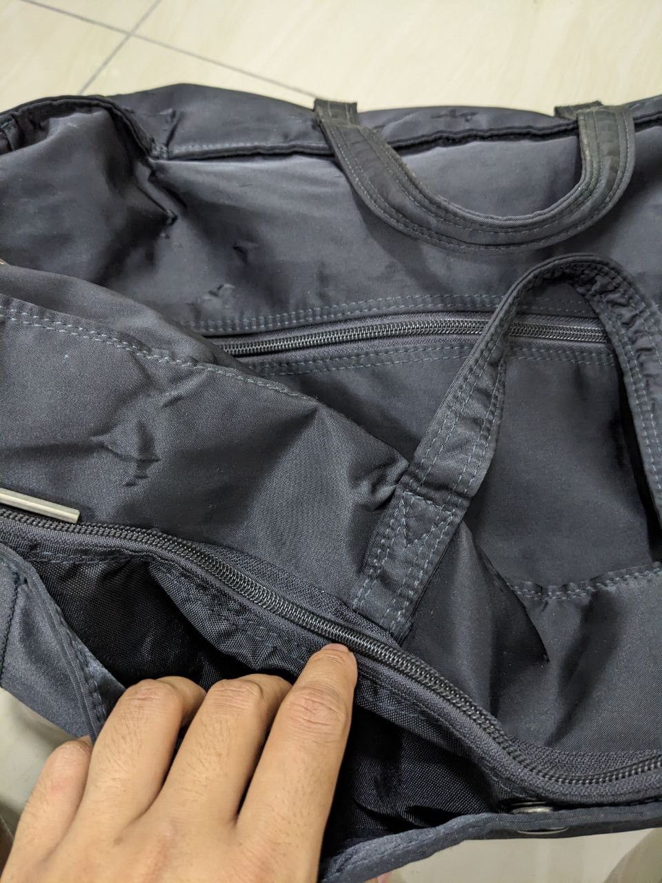 Yohji Yamamoto YOHJI Y’SACC POUR HOMME BOSTON HAND CARRY ELEGANT BAG Size ONE SIZE - 7 Thumbnail