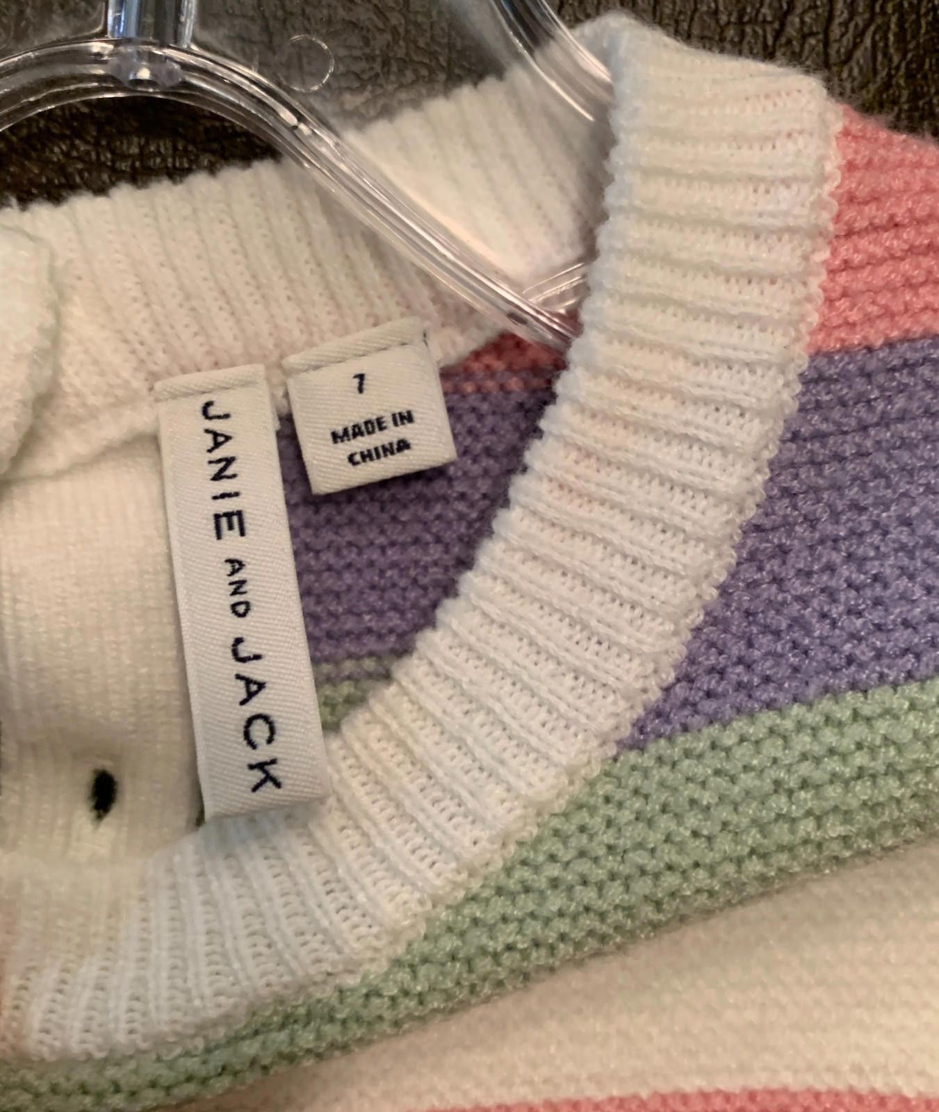 Designer Janie and Jack Girl Sweater Sz.7 (355) Size US XXS / EU 40 - 6 Thumbnail