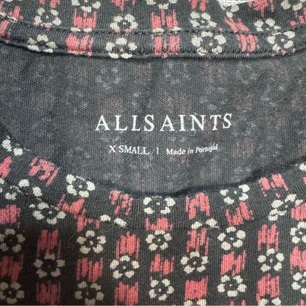 Allsaints All Saints Cotton Hanga SS Crew T-Shirt Size XS Made In Por Size US XS / EU 42 / 0 - 4 Thumbnail