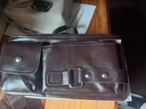 Japanese Brand × Vintage Multi Pocket Fanny Pack PU Leather Waist Bag Size ONE SIZE - 10 Thumbnail