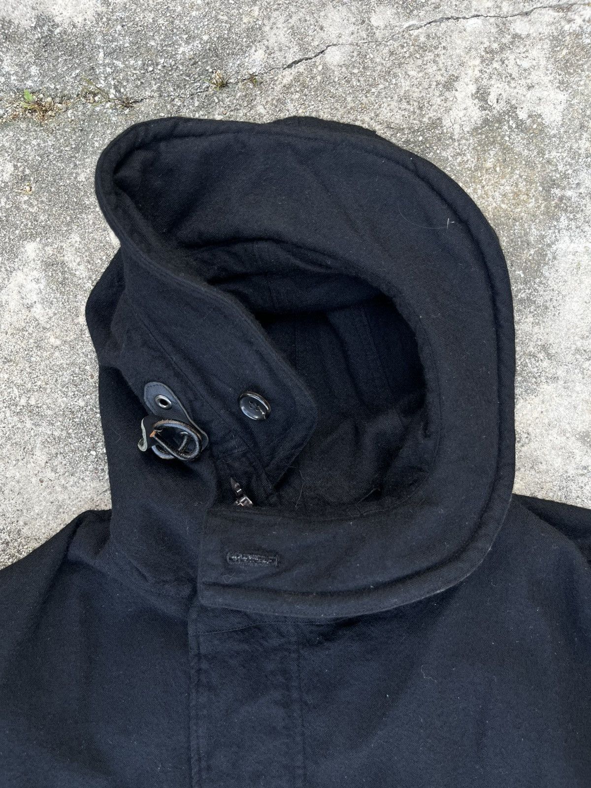 Yohji Yamamoto VERY RARE🔥 YOHJI YAMAMOTO 03AW DOUBLE-SIDED WOOL COAT Size US L / EU 52-54 / 3 - 8 Thumbnail