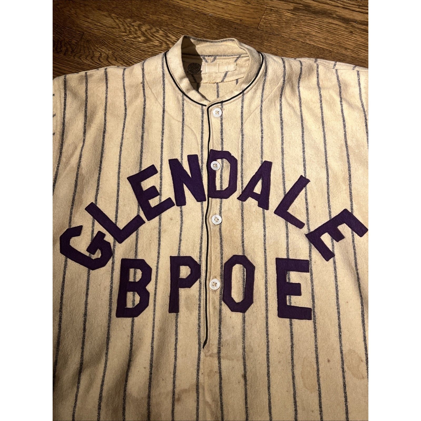 Spalding Vintage 20s Spalding baseball uniform jersey Elks Lodge Size US L / EU 52-54 / 3 - 1 Thumbnail