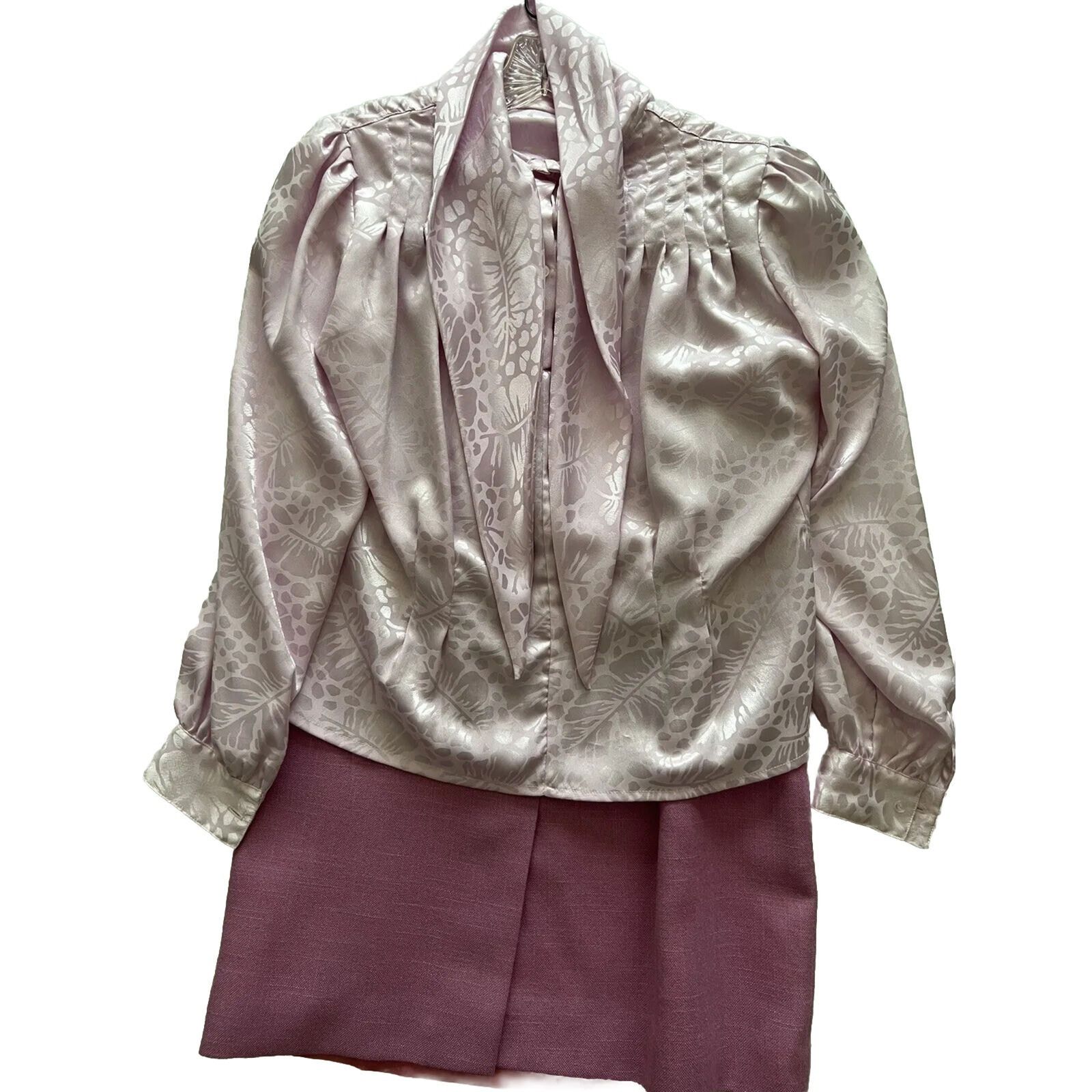 Nordstrom Nordstrom Square Petite Womens Baby Blouse/Skirt Size 8/10 Size 30" / US 8 / IT 44 - 1 Thumbnail