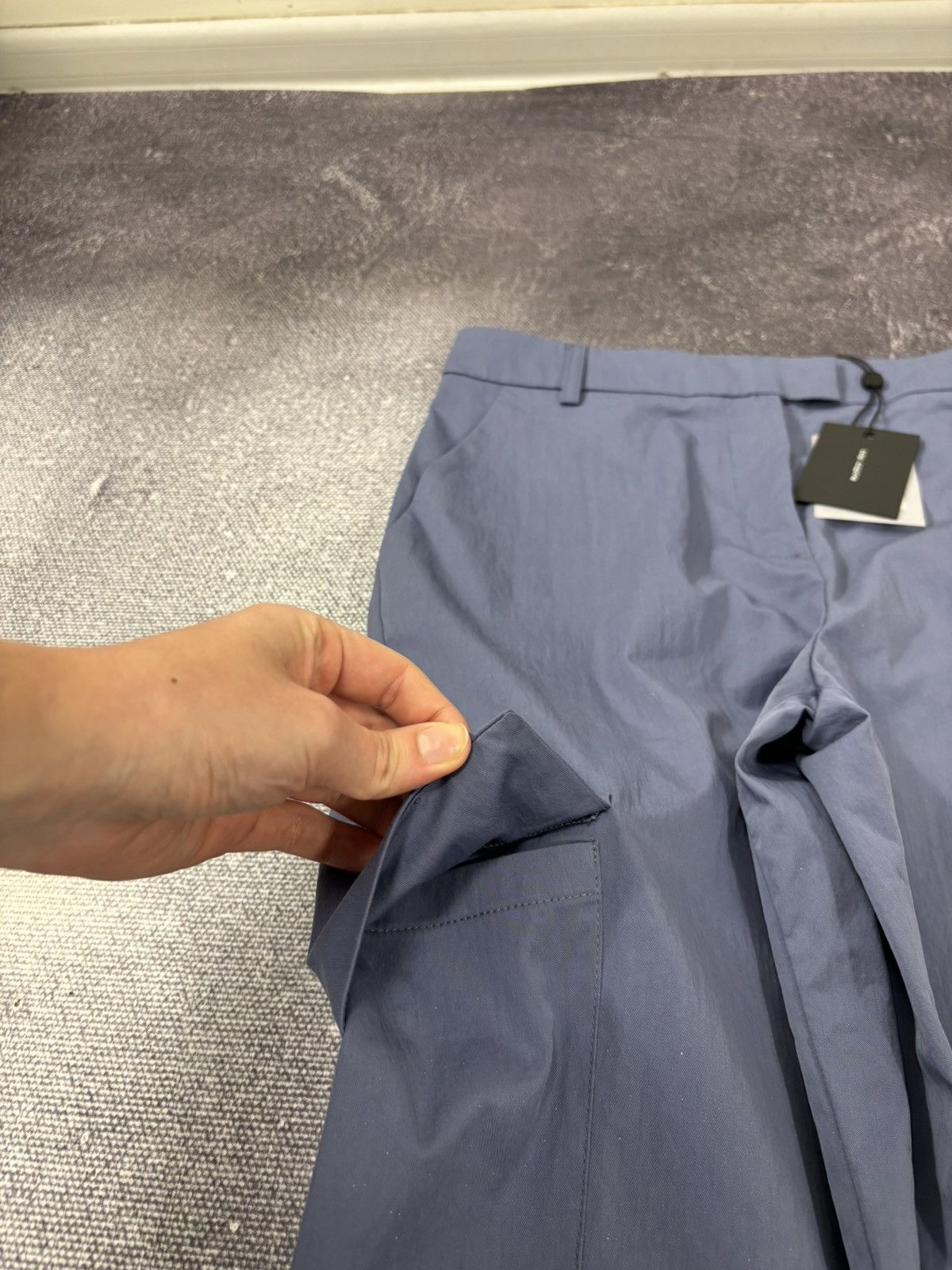 Cop Copine Cop Copine Mercurius NWT Women’s Blue Cargo Pants Size 27" / US 4 / IT 40 - 5 Thumbnail