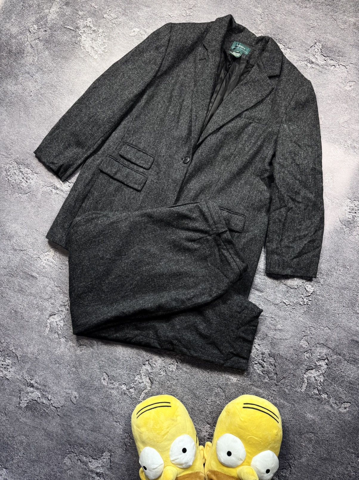 Polo Ralph Lauren Lauren Ralph Lauren Wool Suit — Timeless Grey Size 42R - 1 Thumbnail