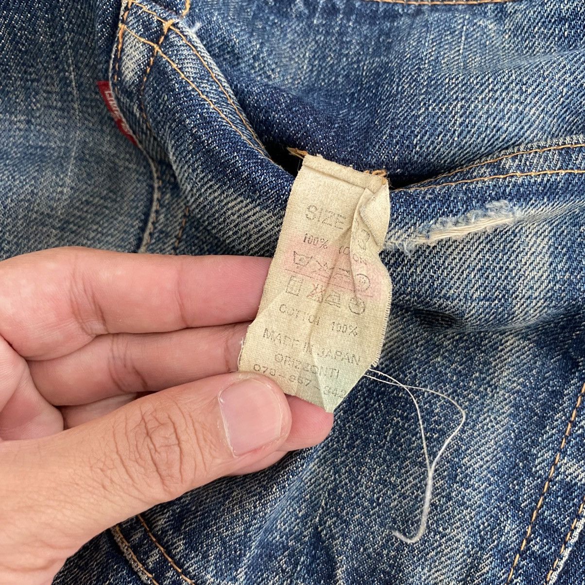 Denime Vintage 90’s Denime Japan Faded Blue Selvedge Jeans Size US 32 / EU 48 - 17 Thumbnail