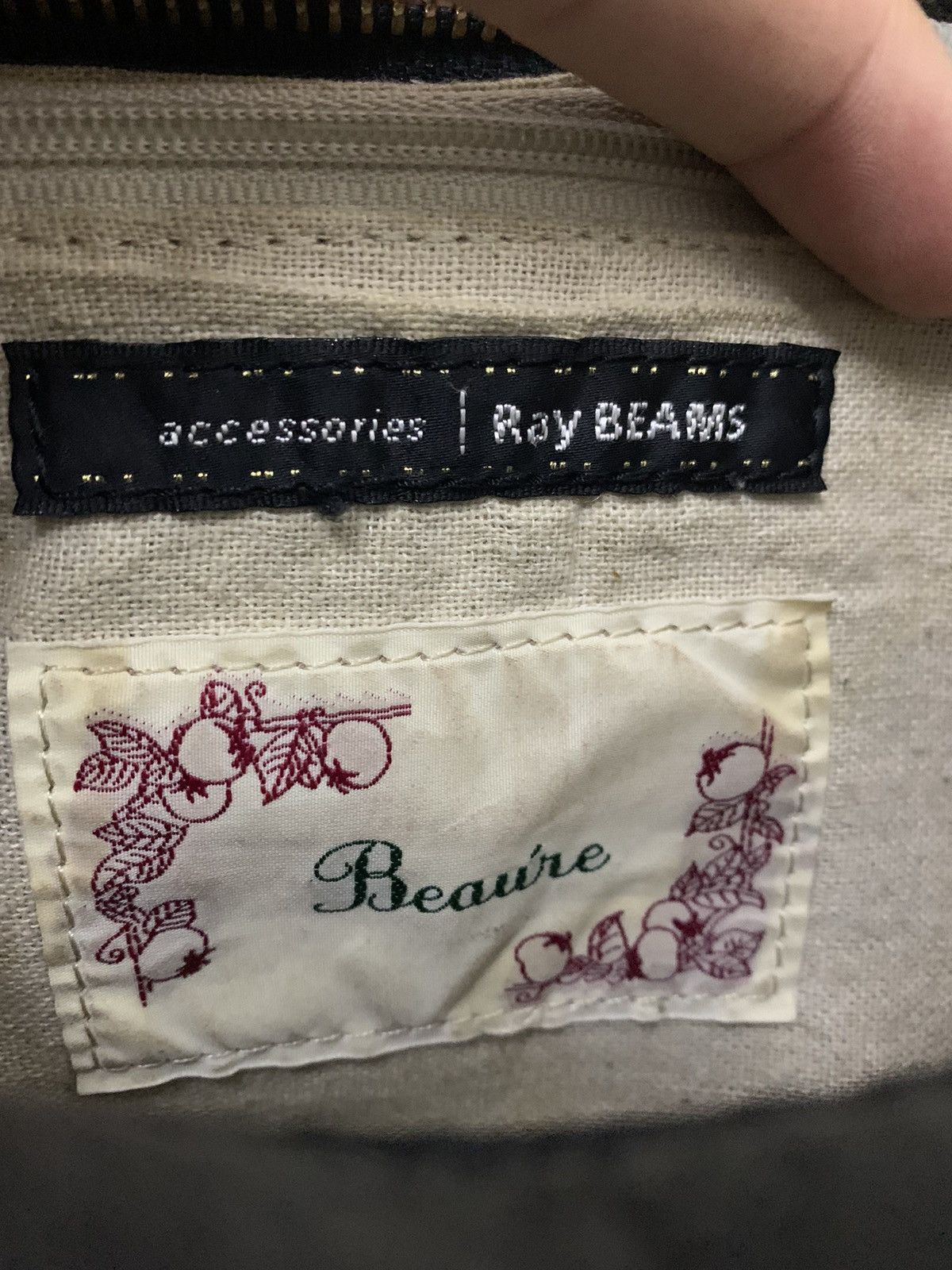 Beams Japan × Leather Ray Beams Beaure Shoulder Leather Studded Bag Size ONE SIZE - 11 Thumbnail