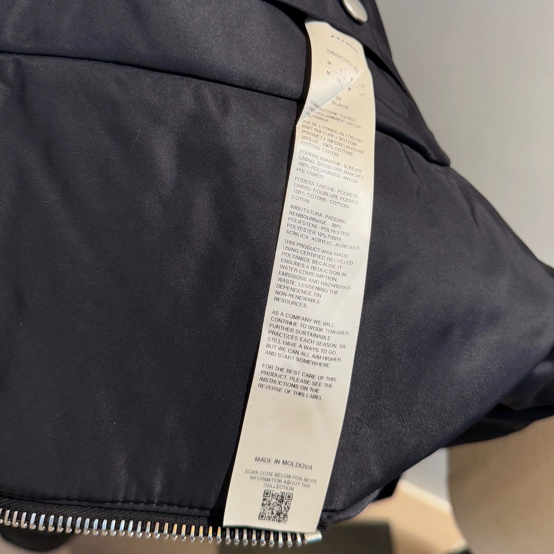 Rick Owens Rickowens Multi-line Asymmetrical Women's Puffer Jacket Size M / US 6-8 / IT 42-44 - 7 Thumbnail