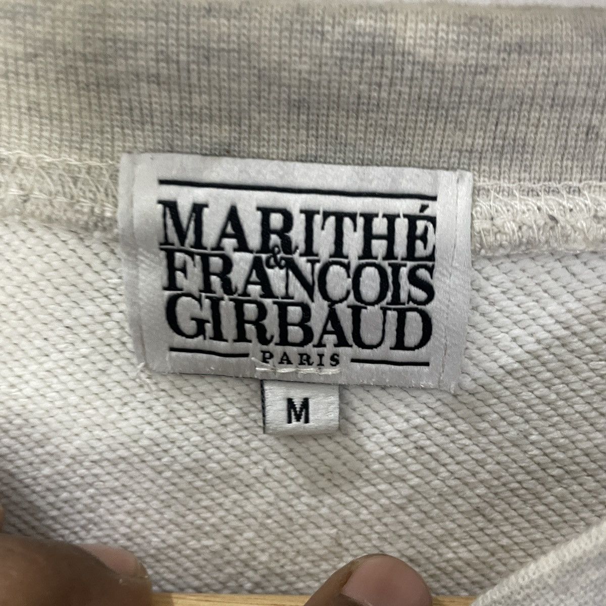 Marithe + Francois Girbaud Vintage Marithe Francois Girboud Big Logo Sweatshirt Size US L / EU 52-54 / 3 - 5 Thumbnail
