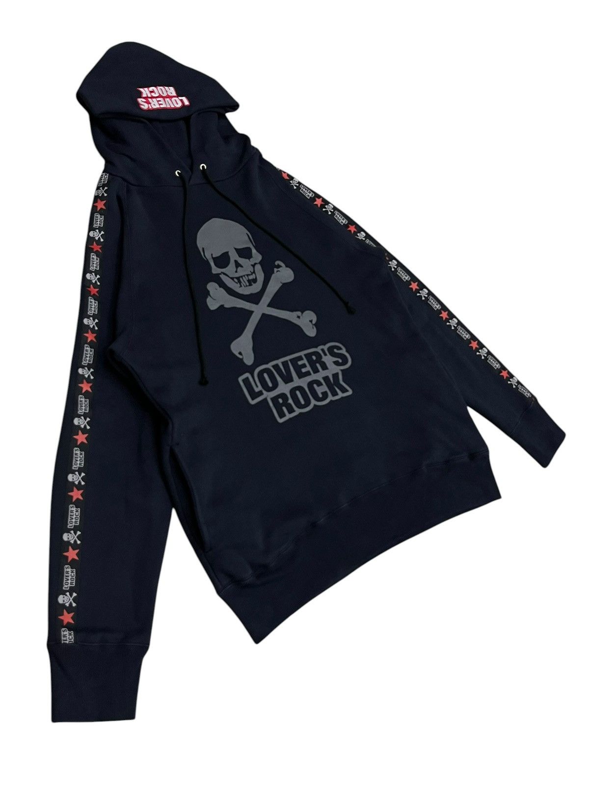 Super Lovers 💀Vintage Super Lovers Lover's Rock Punk Skull Hoodie Japan Size US L / EU 52-54 / 3 - 6 Thumbnail