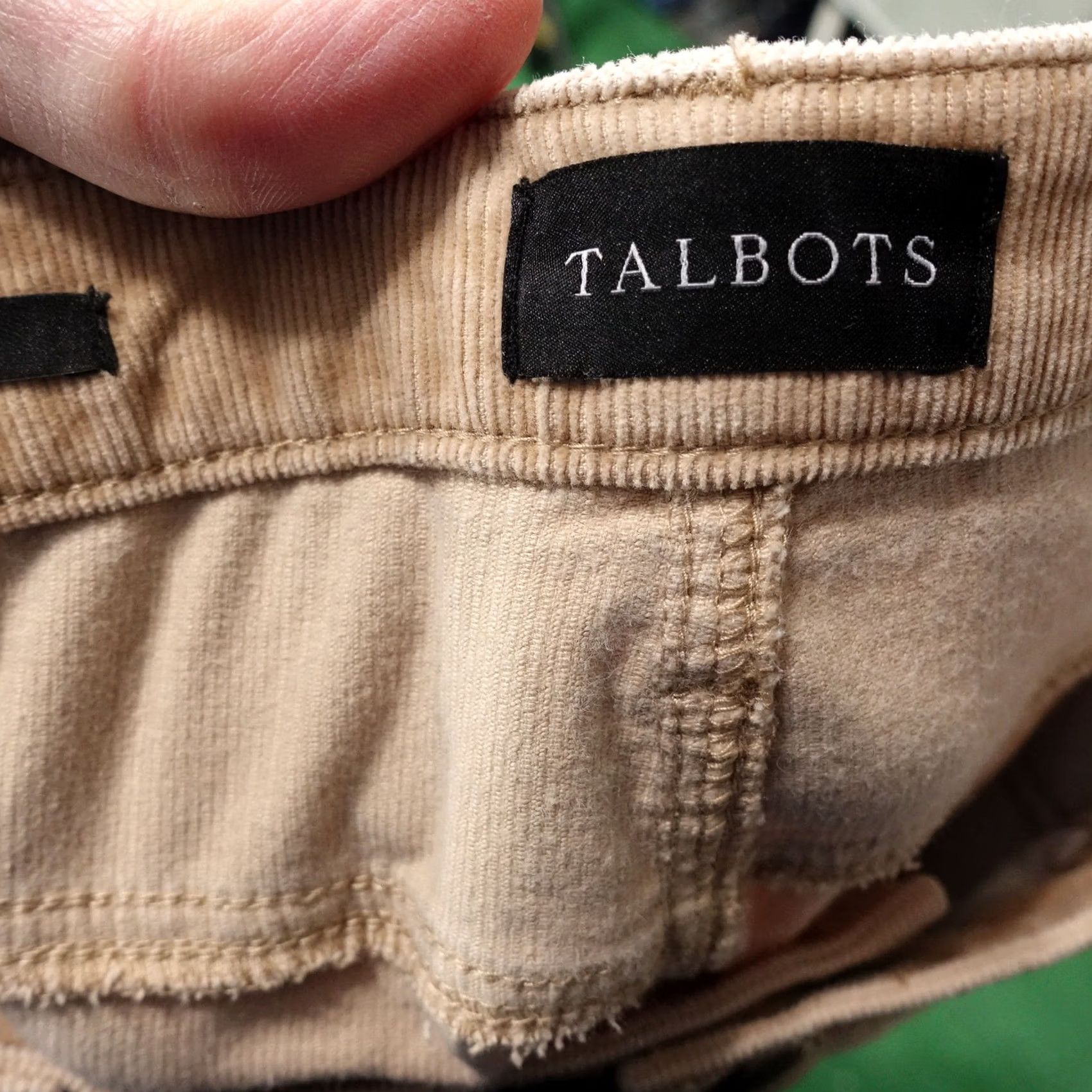 Talbots TALBOTS BEIGE CORDUROY JEGGING PANTS WOMENS SIZE 10 Size 32" / US 10 / IT 46 - 6 Thumbnail