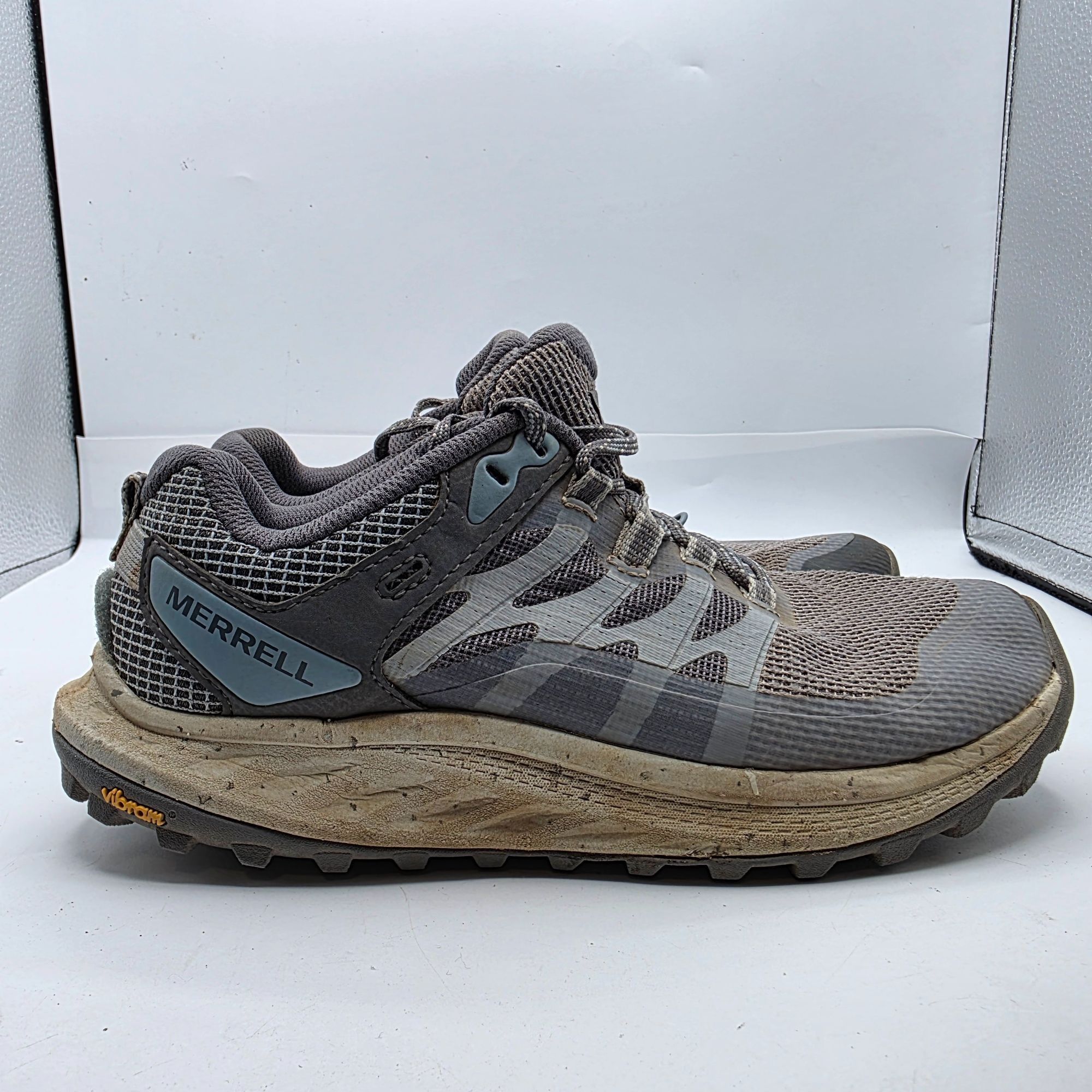 Merrell Merrell Antora 3 Womens 6.5 Gray Hiking Shoes Vibram Sole Tr Size US 6.5 / IT 36.5 - 12 Thumbnail