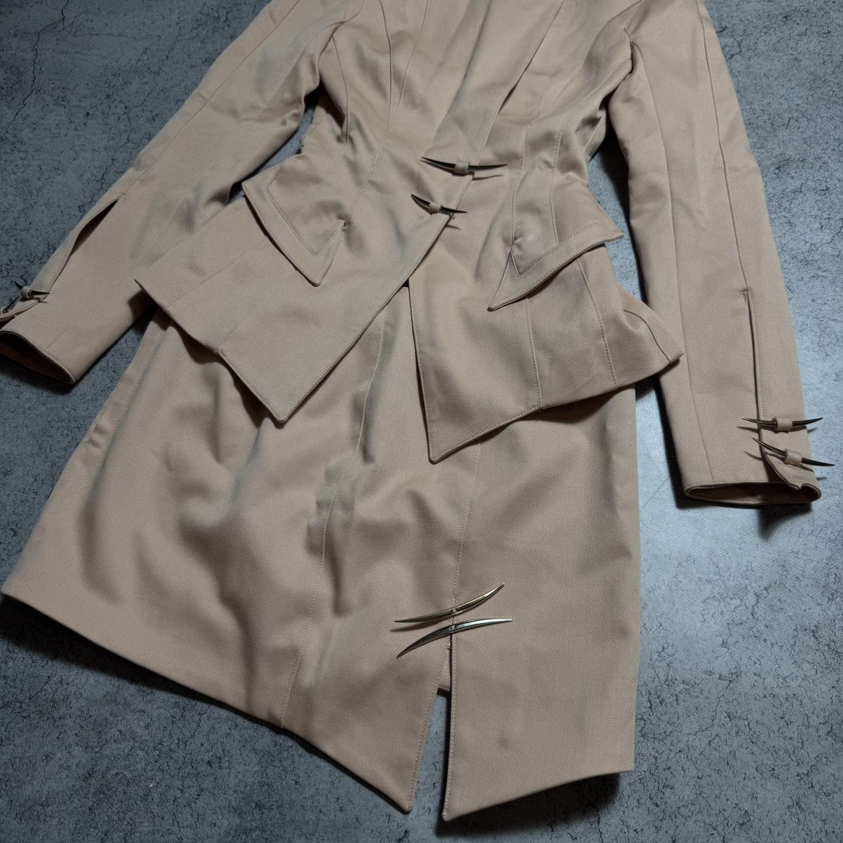 H&M × Mugler Mugler X H&M Hourglass Wool Suit Set Jacket Blazer And Skirt Size S / US 4 / IT 40 - 2 Thumbnail