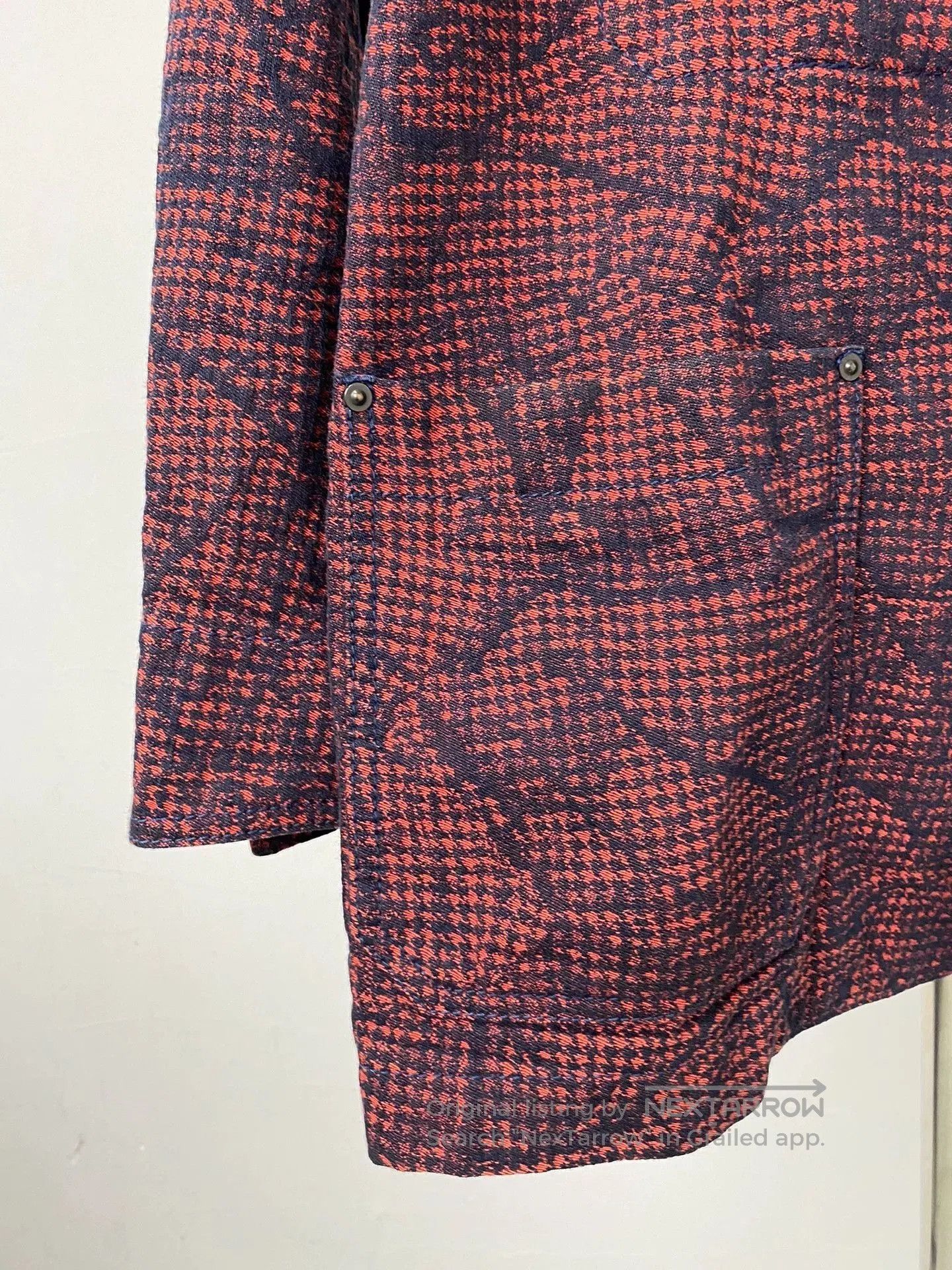 Issey Miyake issey miyake men red brown patterned jacket. Size US L / EU 52-54 / 3 - 4 Thumbnail