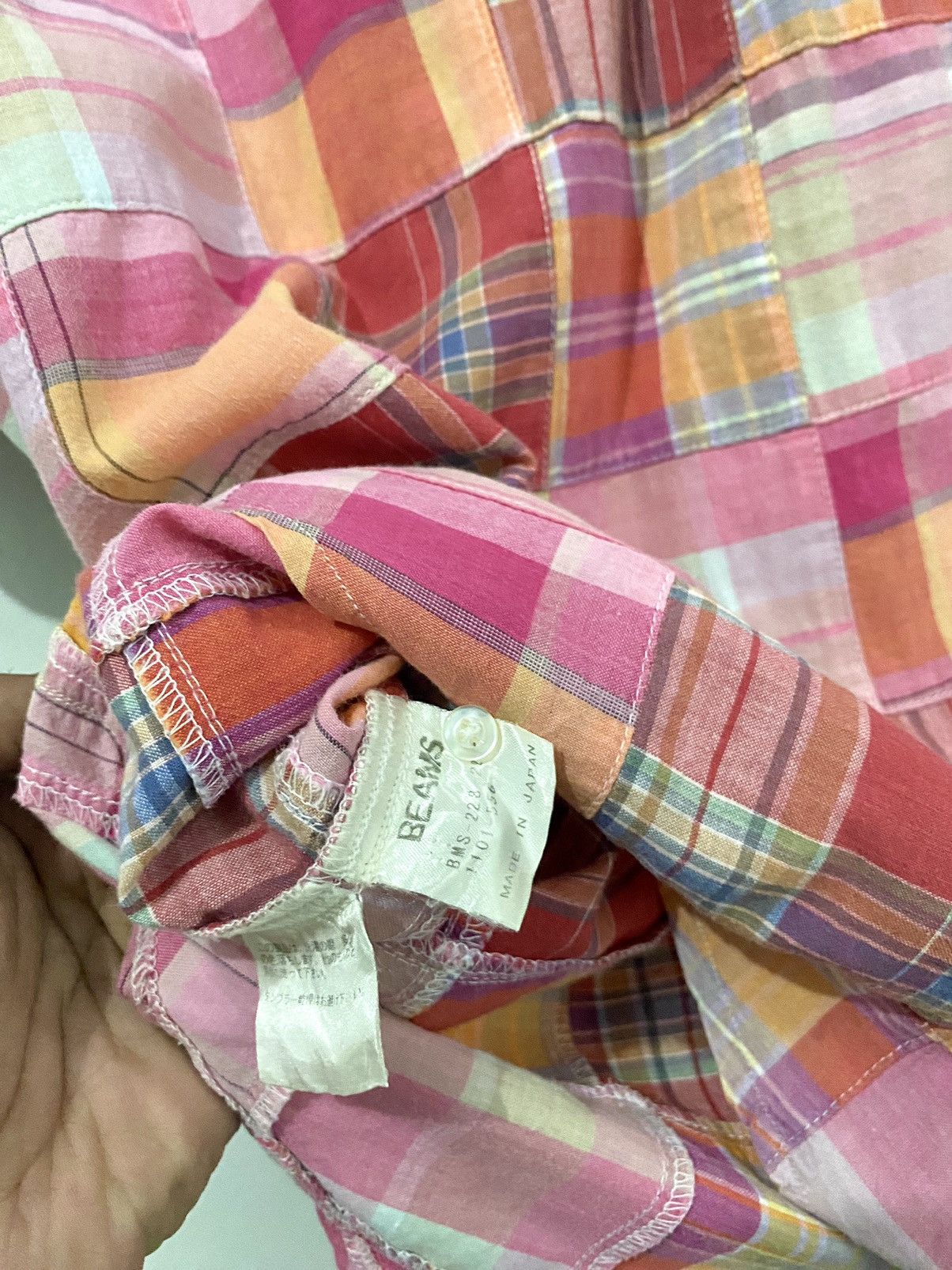 Beams Plus × Beauty Beast × Japanese Brand Beams plus 🇯🇵 edition patchwork button shirt Size US L / EU 52-54 / 3 - 9 Thumbnail