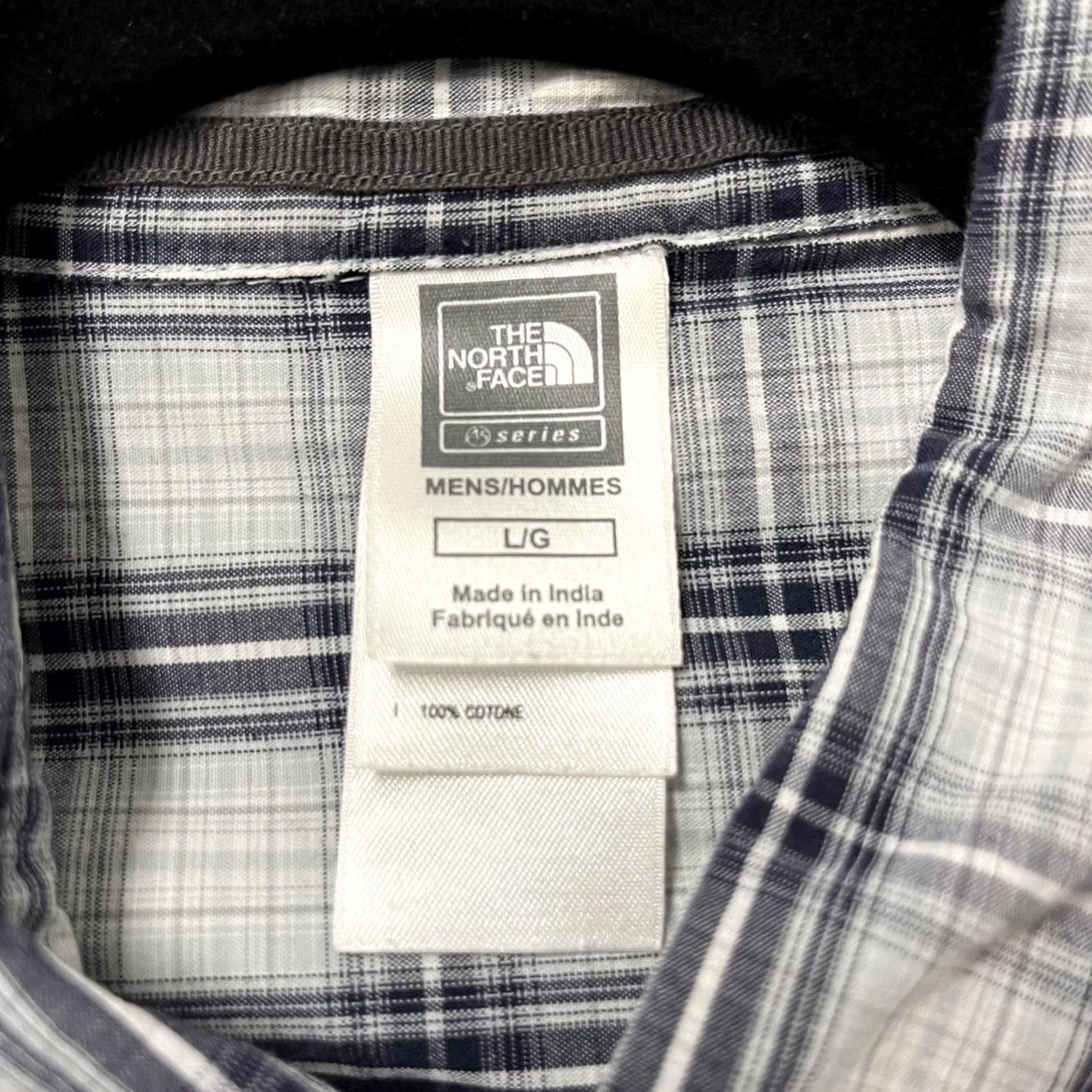 The North Face The North Face Shirt Mens Large Gray Plaid Short Sleeve Button Front Casual Size US L / EU 52-54 / 3 - 2 Thumbnail