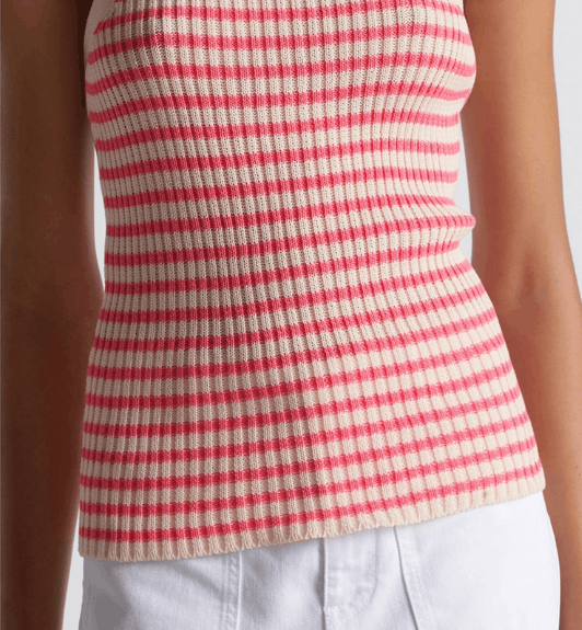 Dior o1w1db10925 444T13 Backless Tank Top in White/Candy Pink Size S / US 4 / IT 40 - 6 Thumbnail