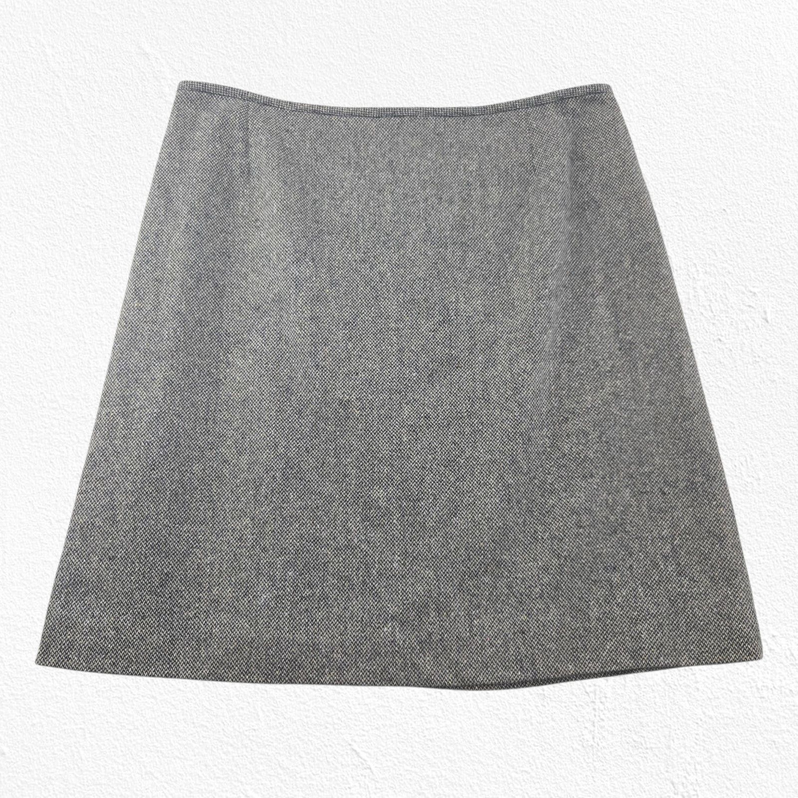 Eddie Bauer Y2K Eddie Bauer Wool Silk Blend Tweed Skirt Size 14 Size 36" / US 14 / IT 50 - 2 Thumbnail
