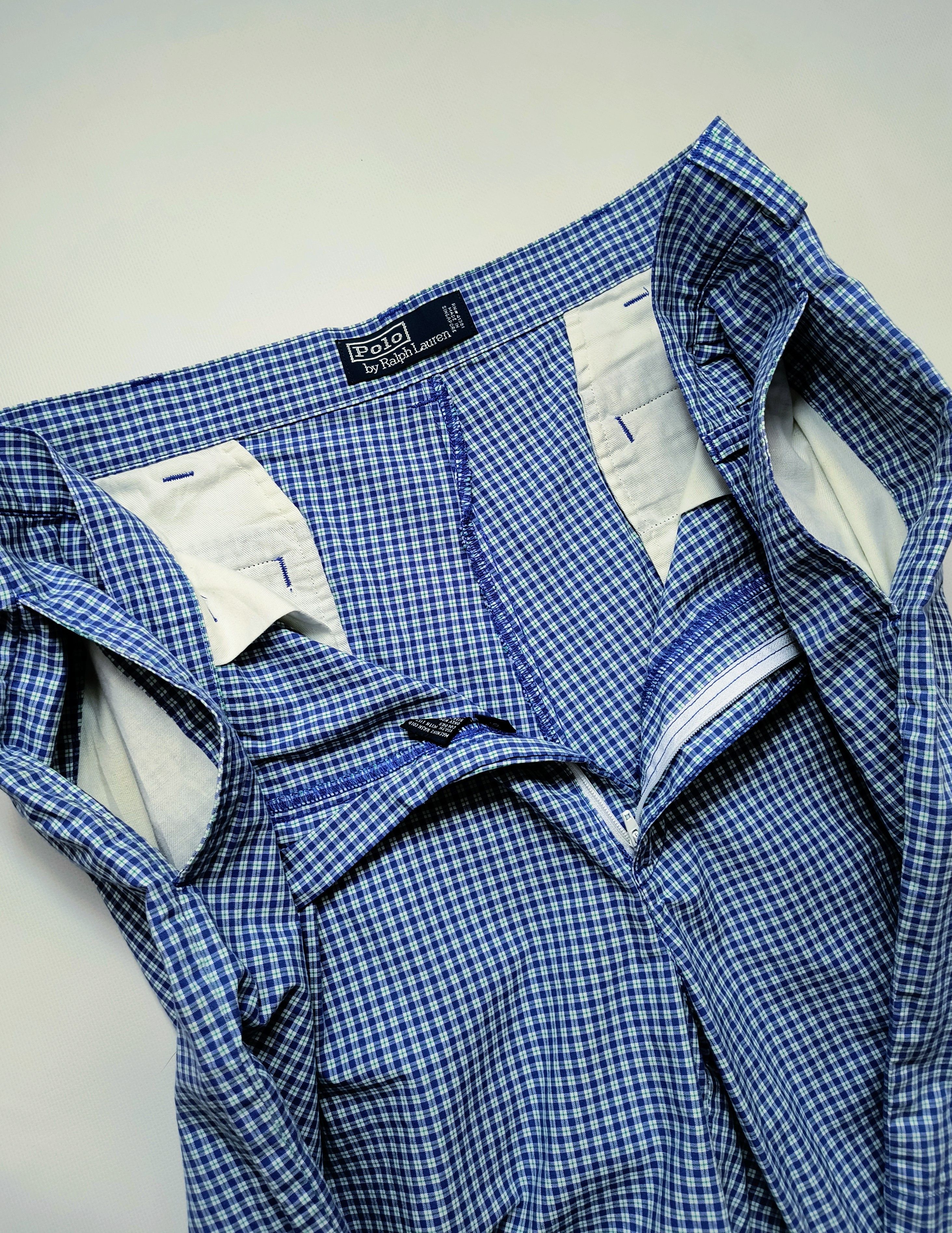 Polo Ralph Lauren × Vintage Vintage Polo Ralph Lauren Check Shorts Size US 36 / EU 52 - 7 Thumbnail