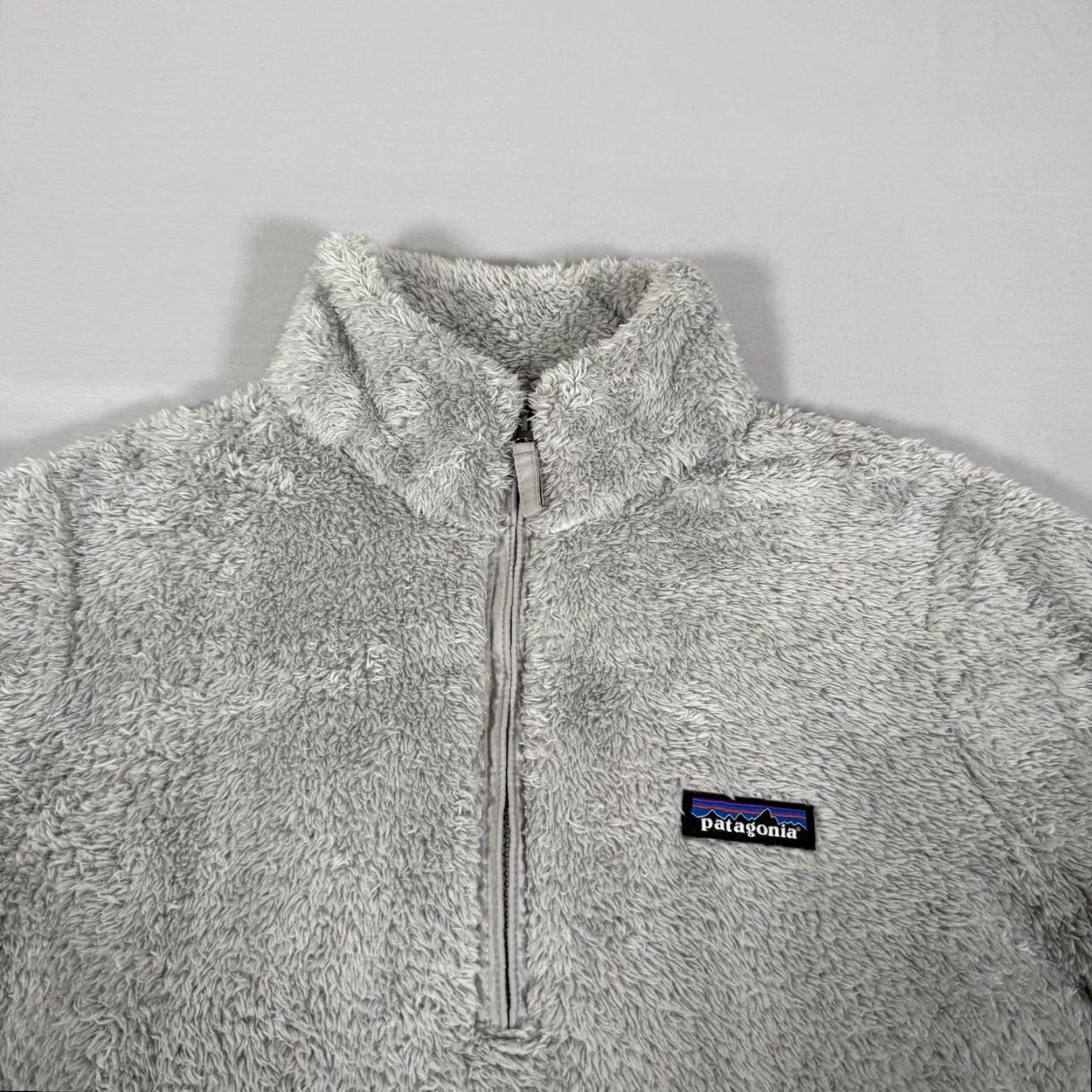 Patagonia Patagonia Jacket Womens Large Gray Los Gatos 1/4 Zip Fleece Sweater Outdoor Hike Size L / US 10 / IT 46 - 2 Thumbnail