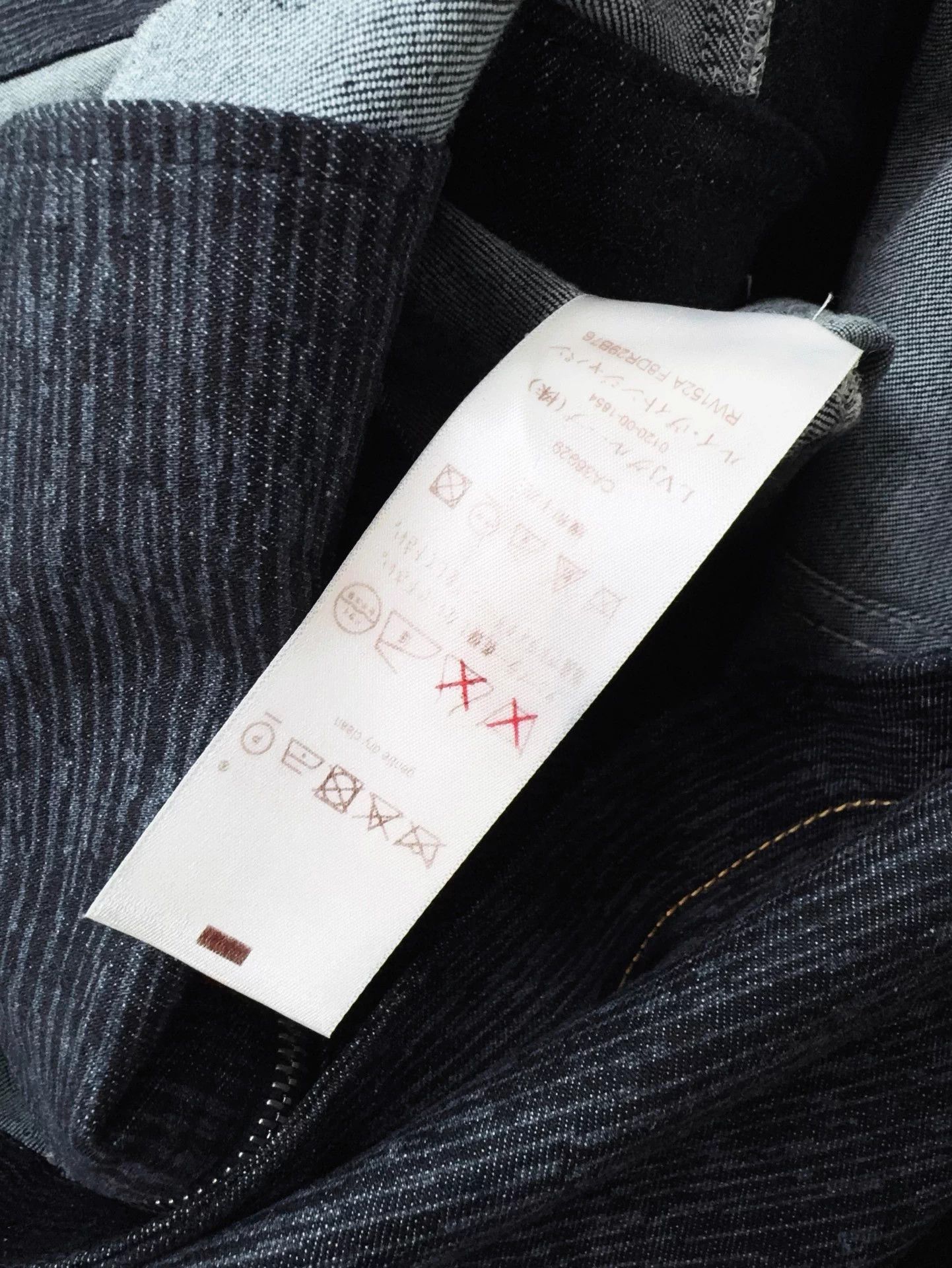 Louis Vuitton LV navy cami waist-cinched denim dress 36 Size XS / US 0-2 / IT 36-38 - 6 Thumbnail
