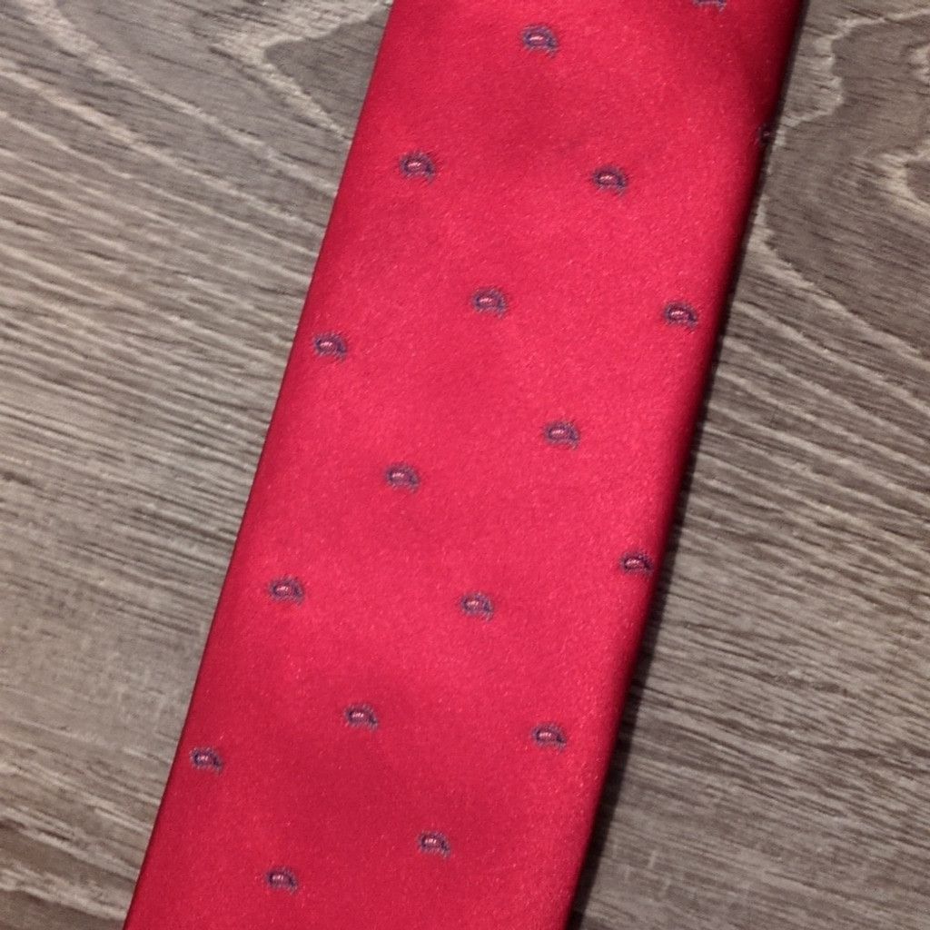 Other Ergon Von Furstenburg Red Tie Size ONE SIZE - 2 Thumbnail