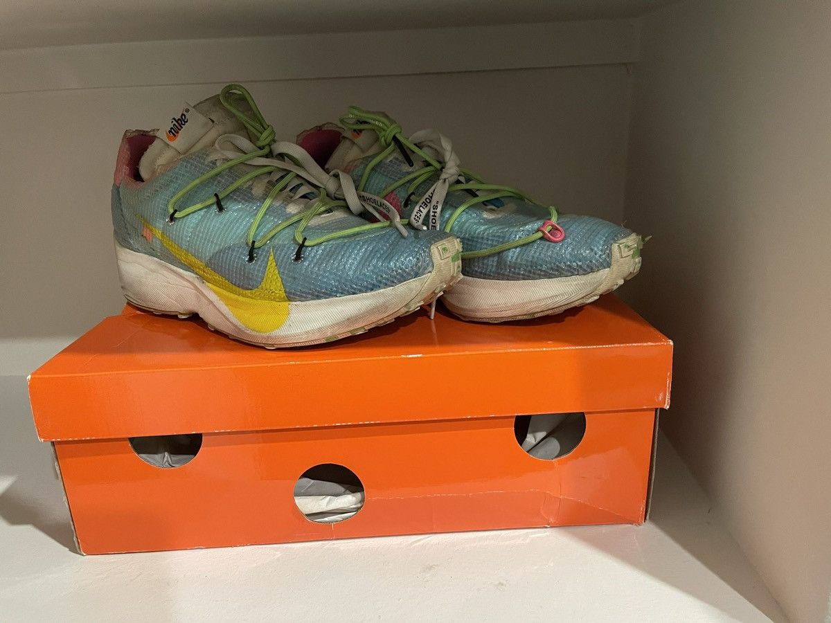 Nike × Off-White NIKE VAPOR STREET OFF-WHITE Polarized Blue Size US 11 / EU 44 - 2 Thumbnail